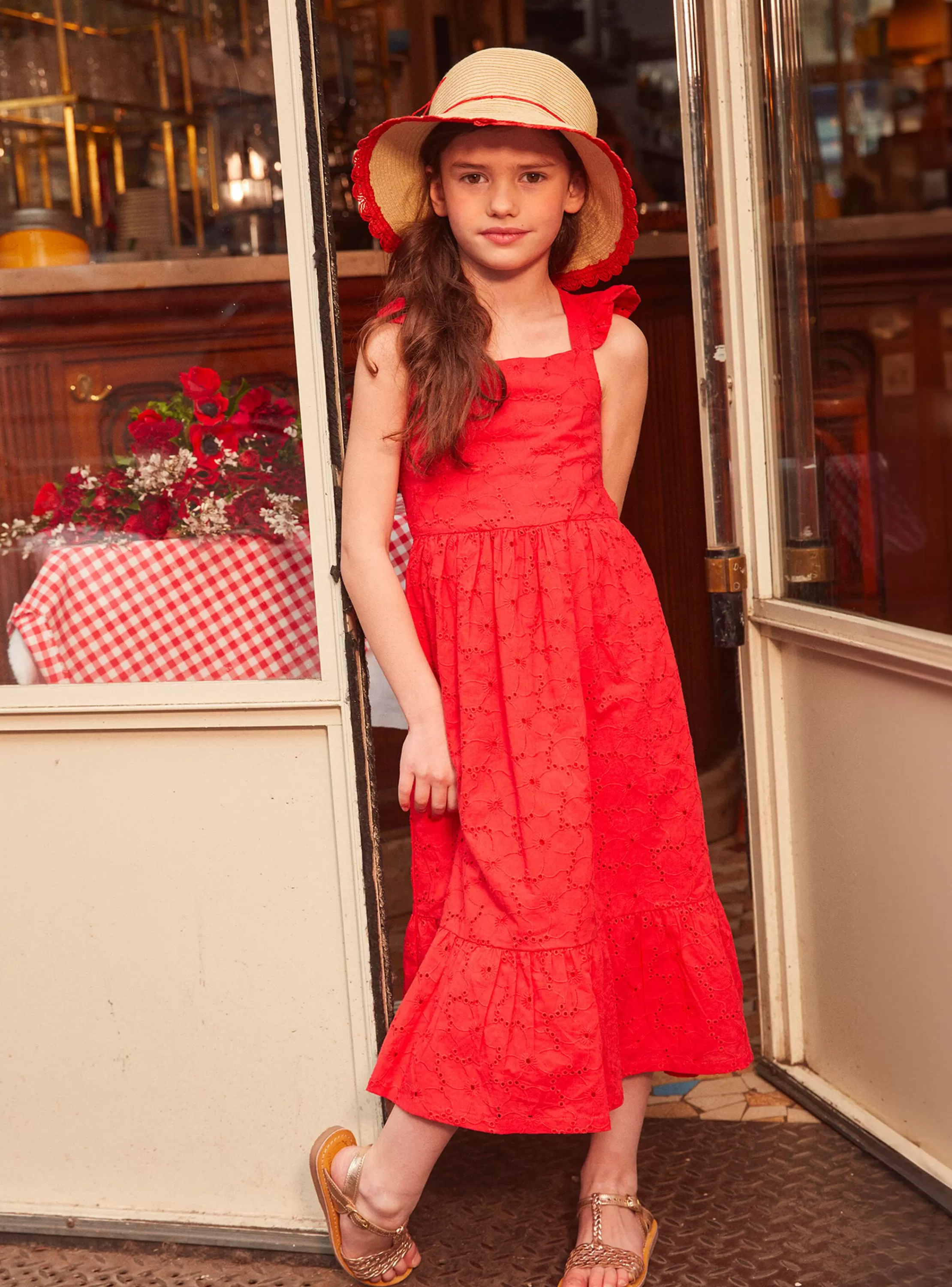 Store Sergent Major Robe Bain de Soleil Rouge
