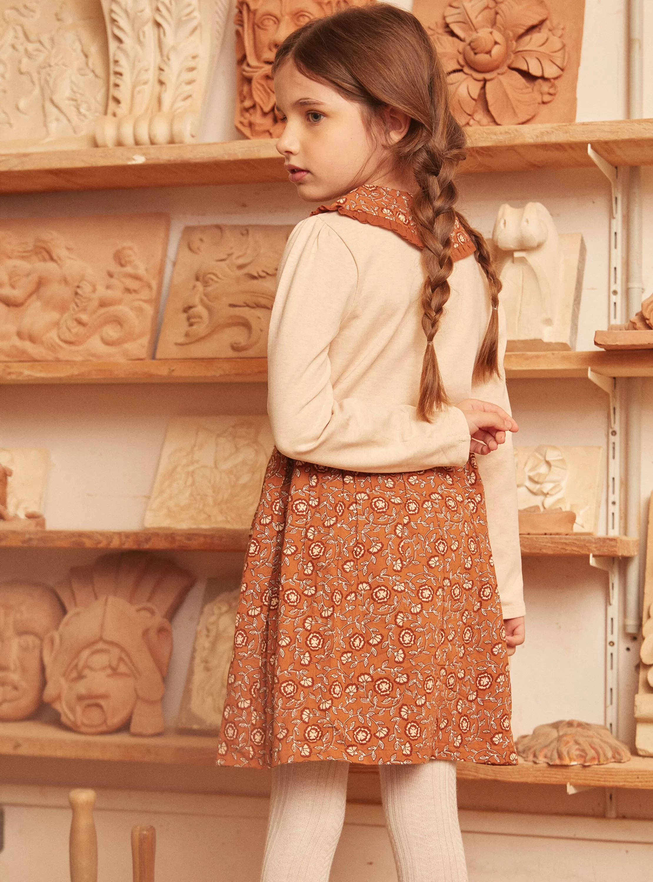 New Sergent Major Robe bi-matière à motifs