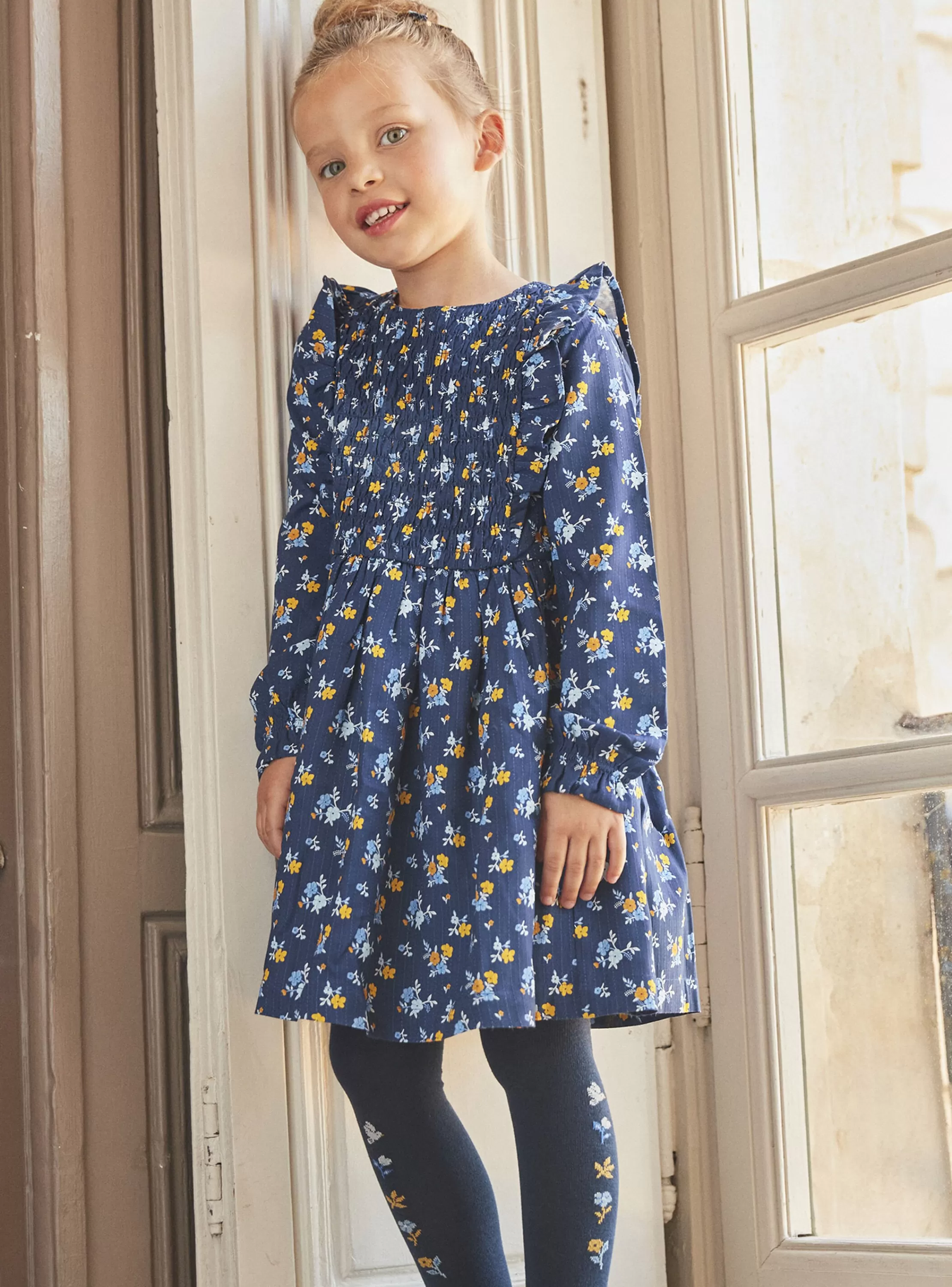 Store Sergent Major Robe bleu marine à imprimé fleuri