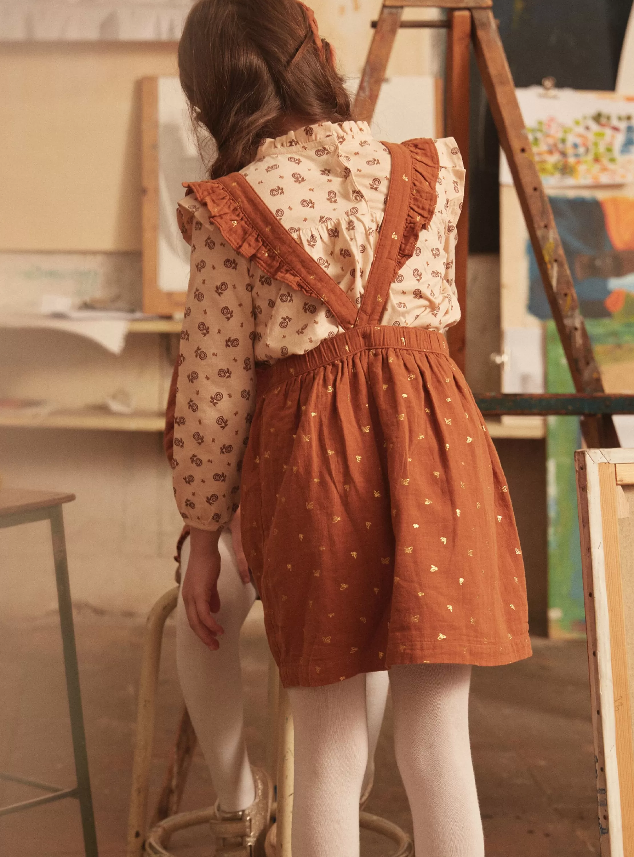 Discount Sergent Major Robe Chasuble à motifs fleurs