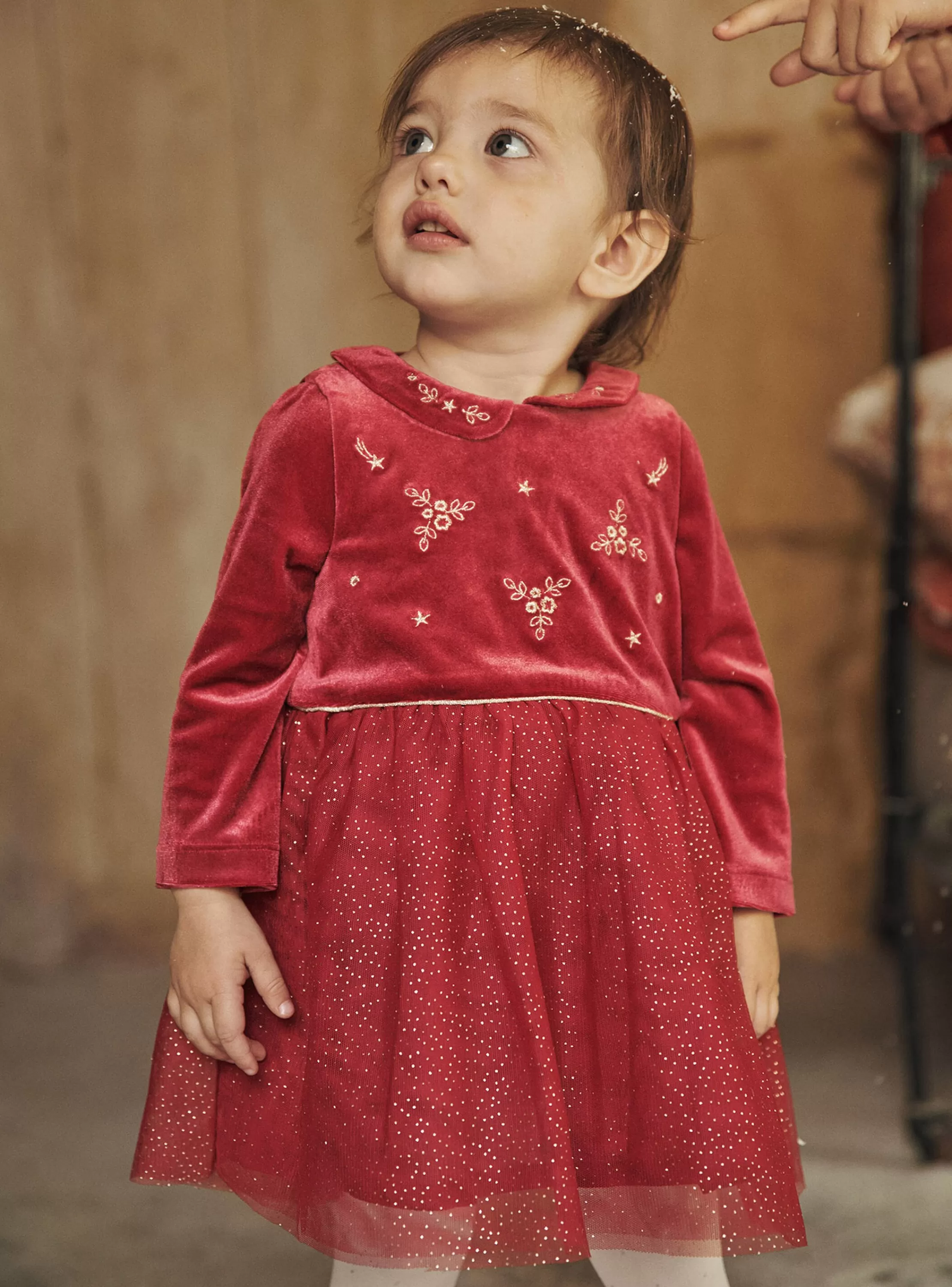 Cheap Sergent Major Robe fantaisie en velours et en tulle