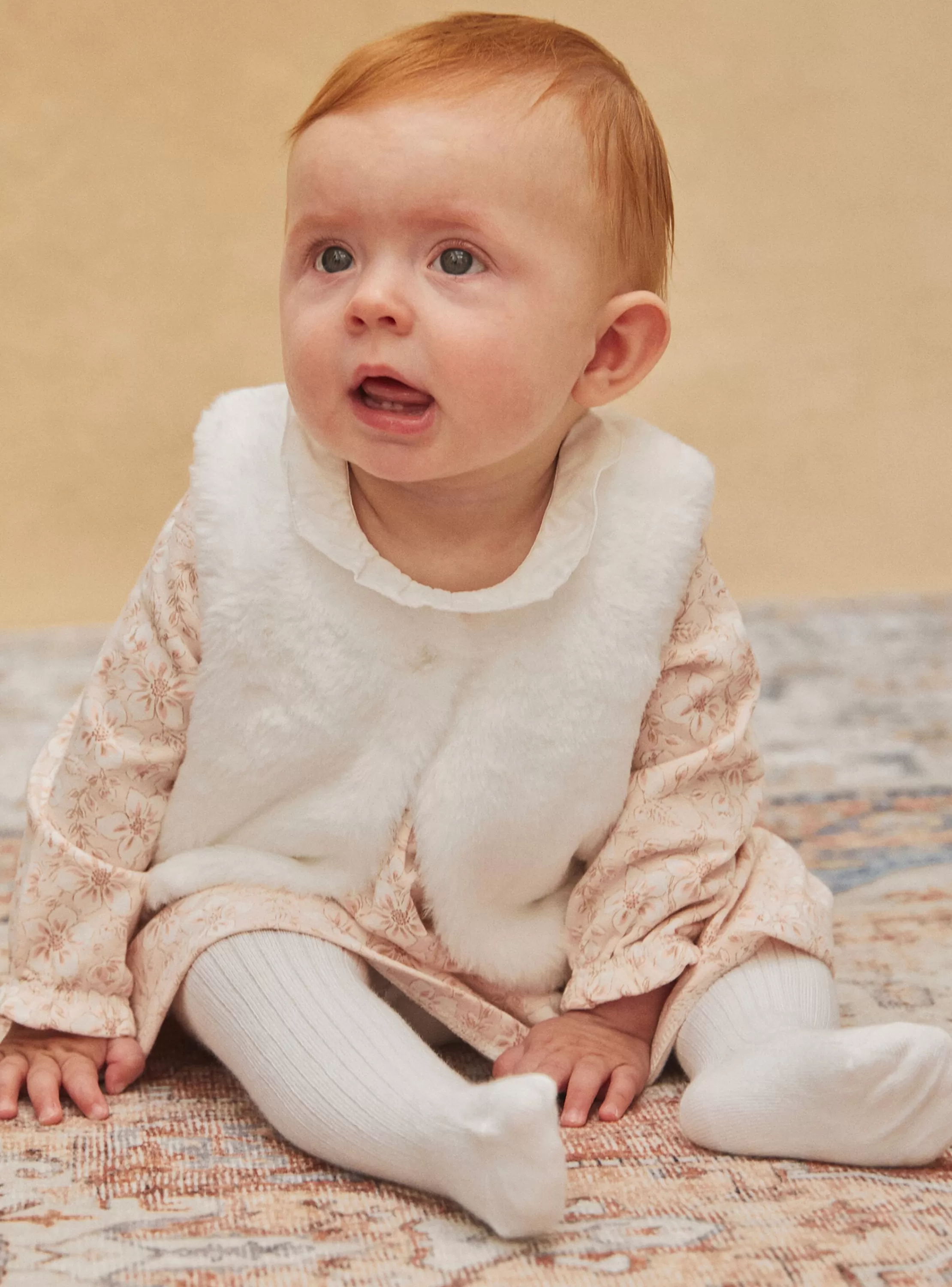 Best Sale Sergent Major Robe, gilet, collants à imprimé fleuri