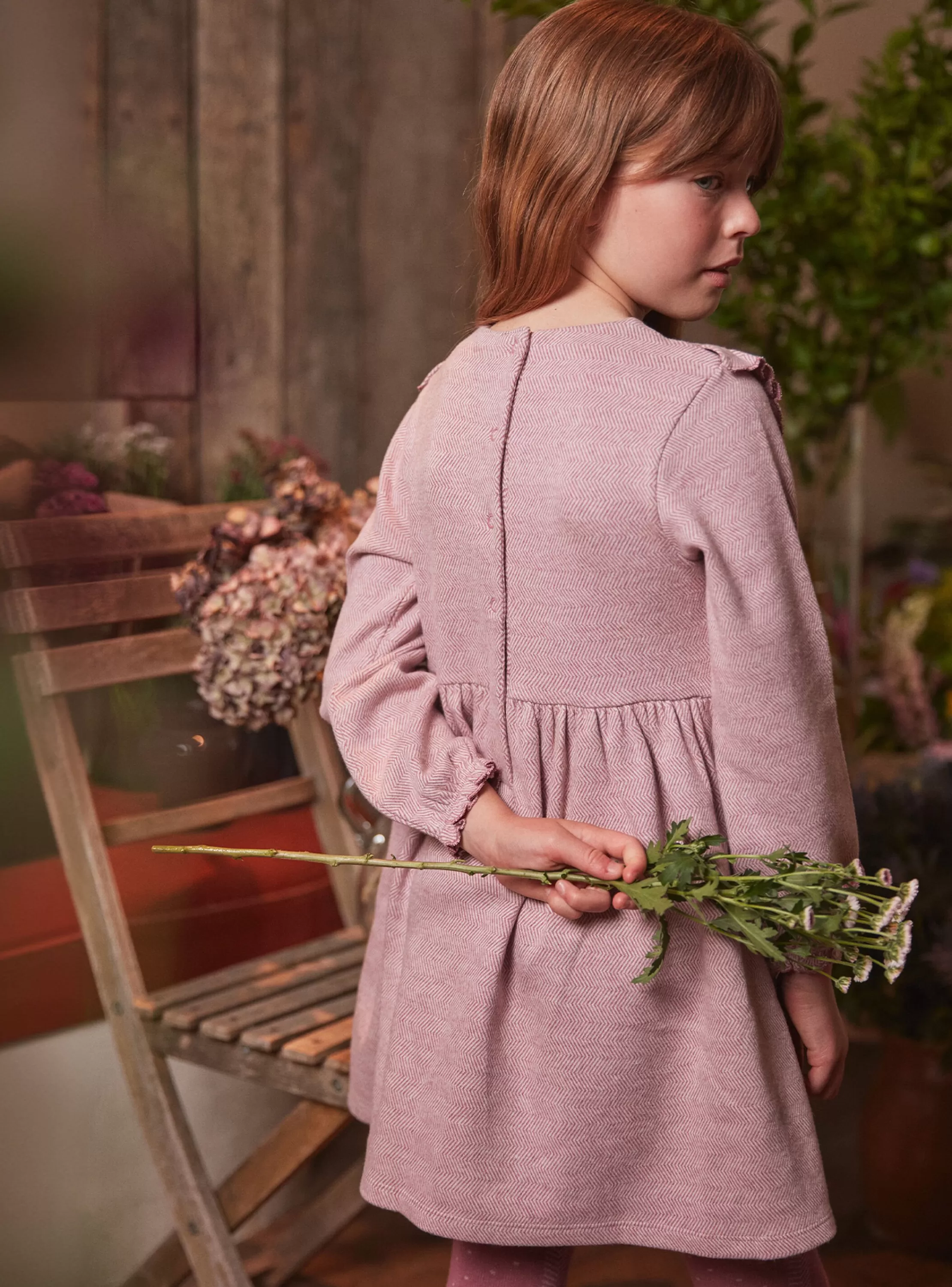Cheap Sergent Major Robe parme brodée