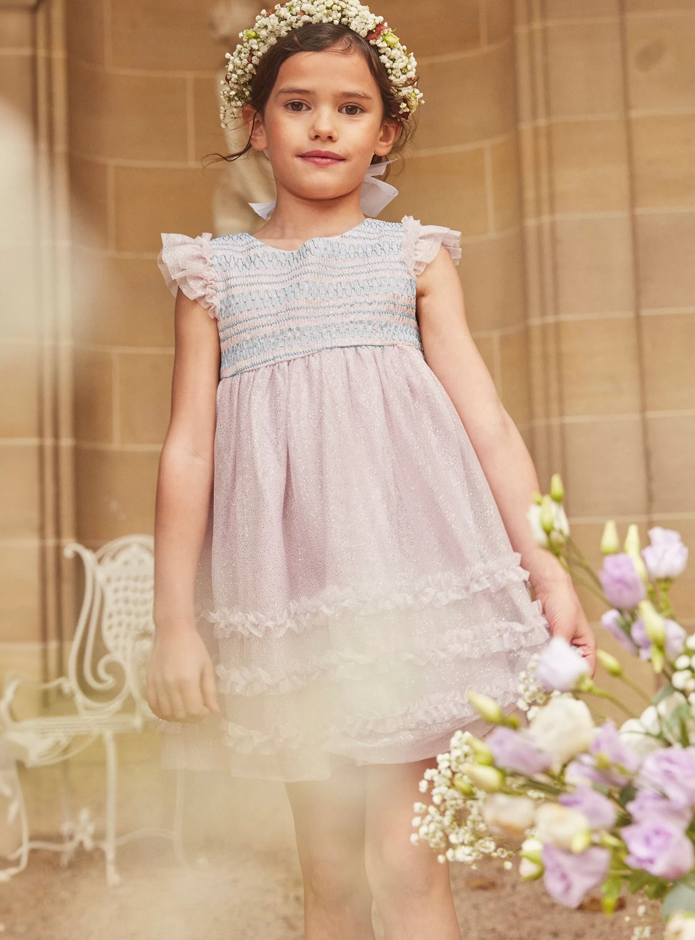 Shop Sergent Major Robe parme en tulle