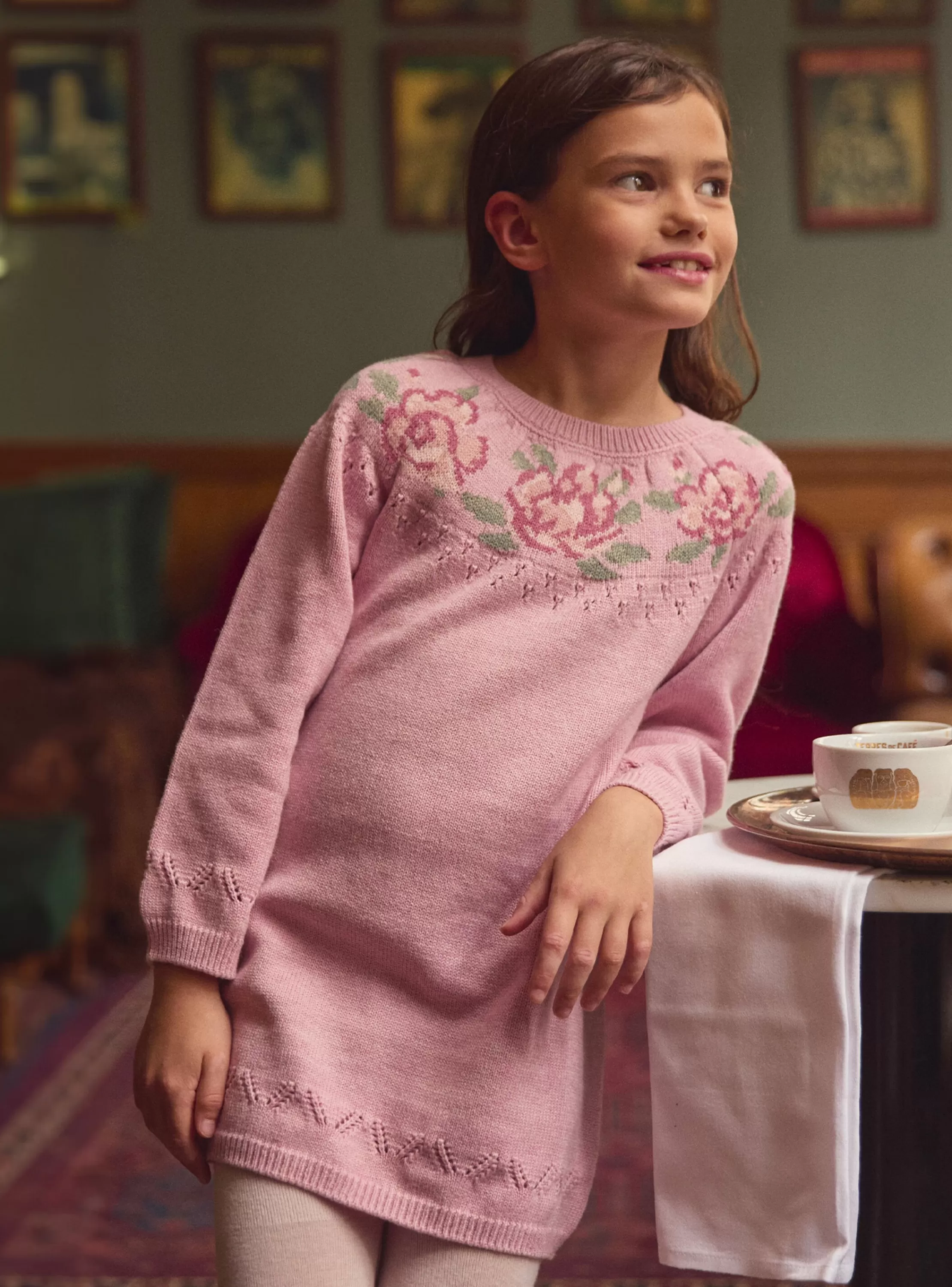 Outlet Sergent Major Robe  pull rose