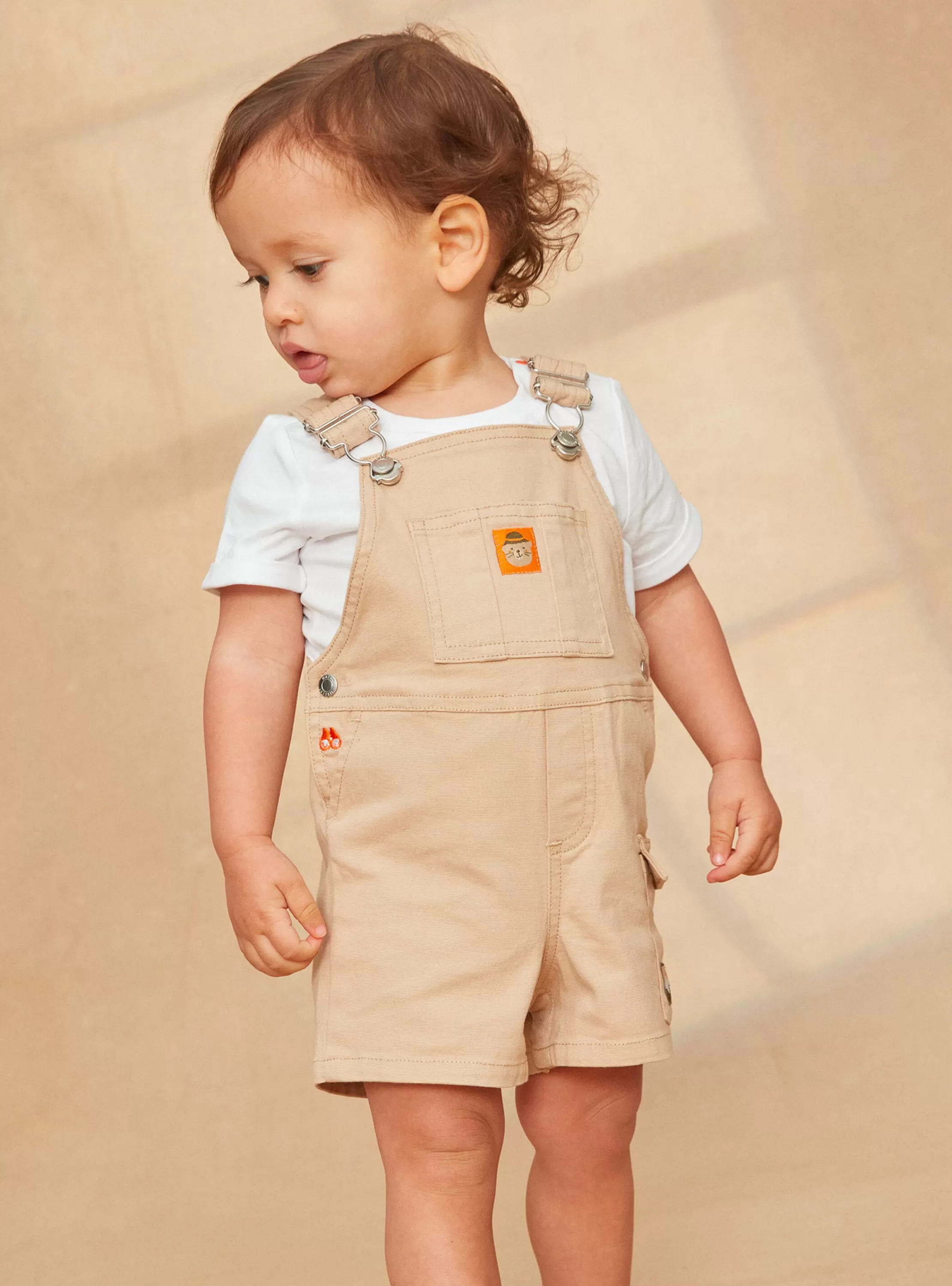 Sale Sergent Major Salopette Courte Beige