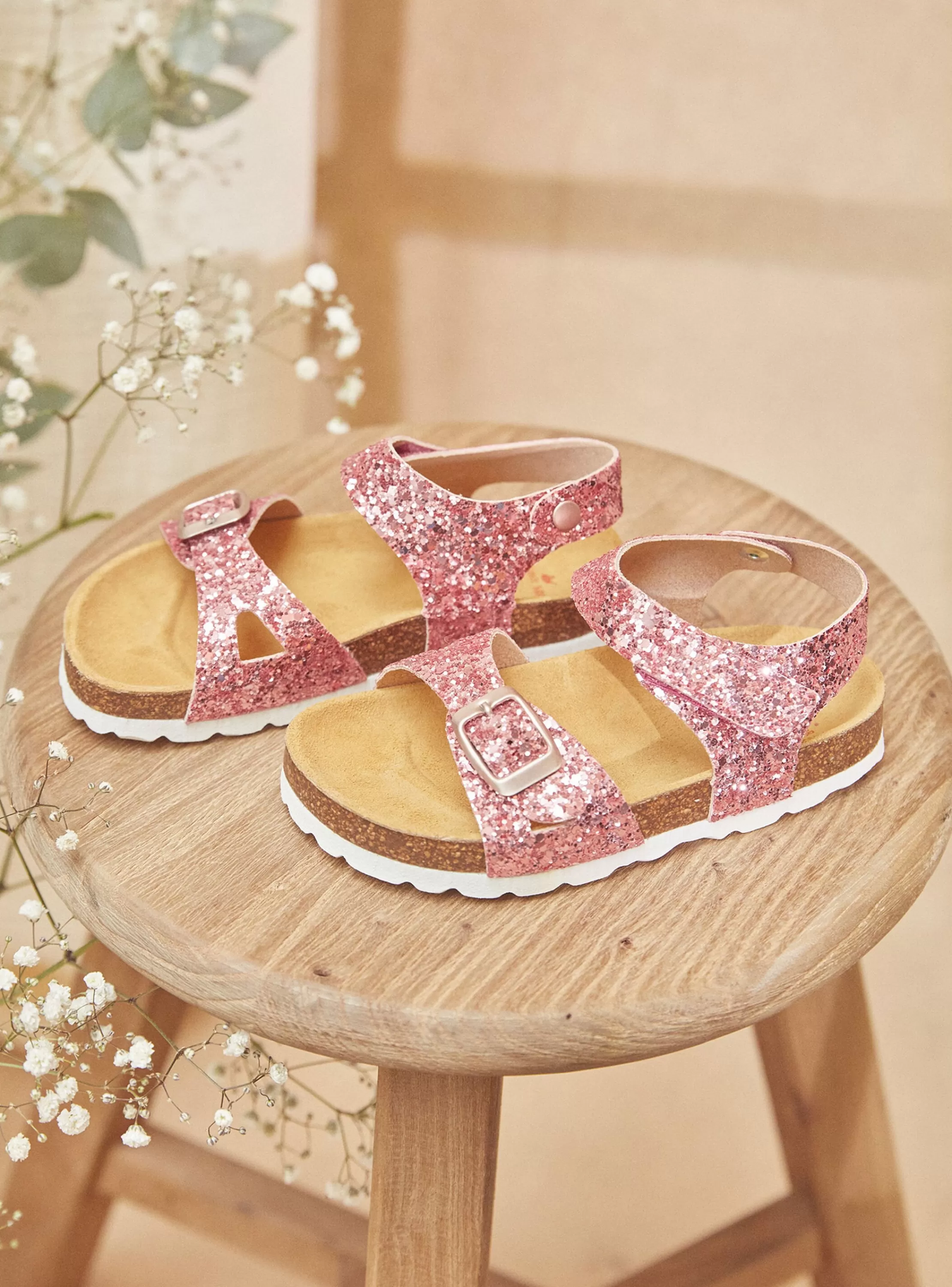 Sale Sergent Major Sandales Rose