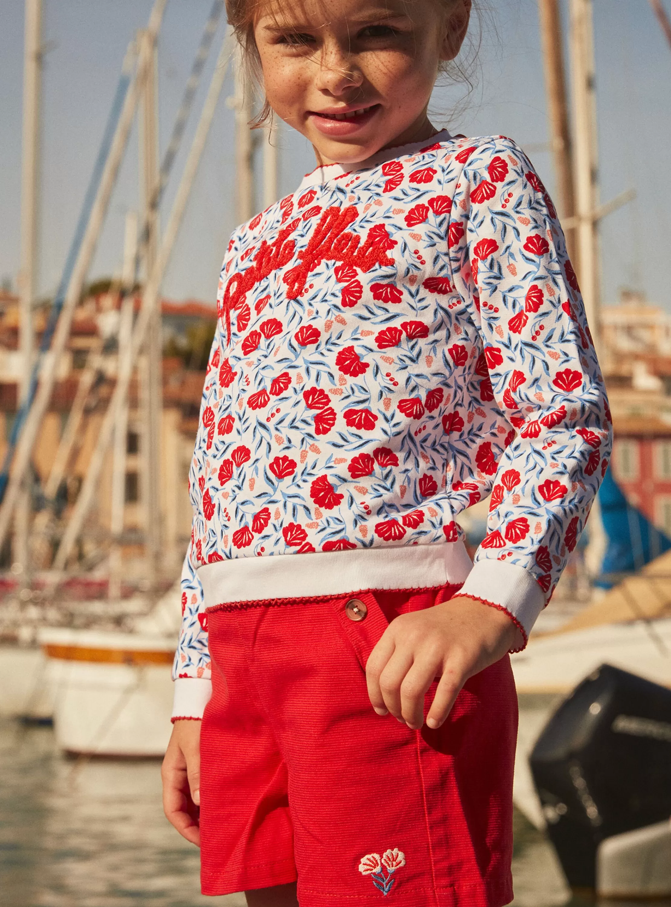 Store Sergent Major Short Rouge