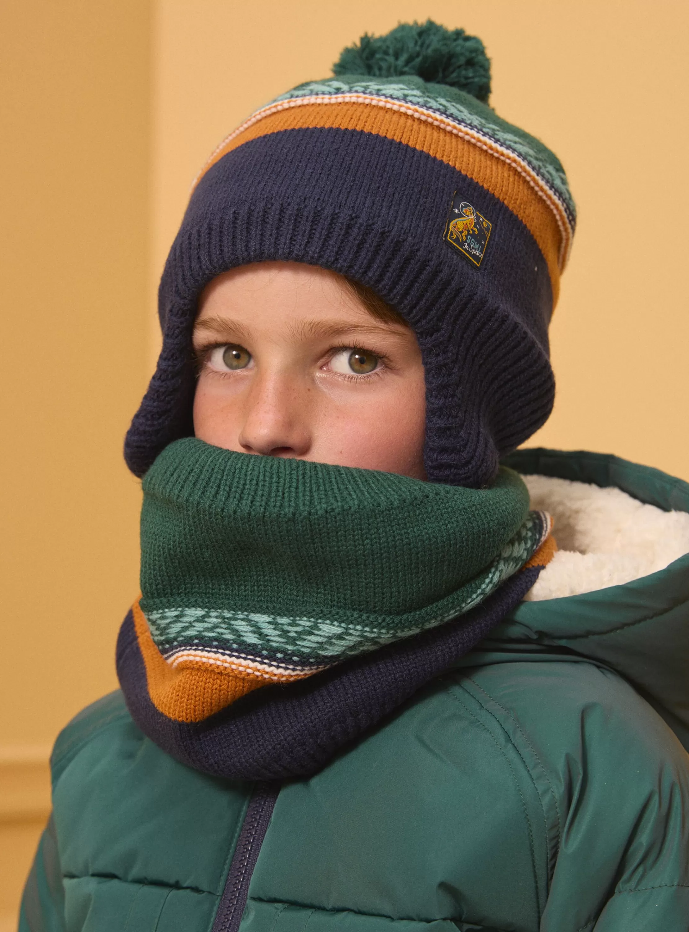 Online Sergent Major Snood en maille