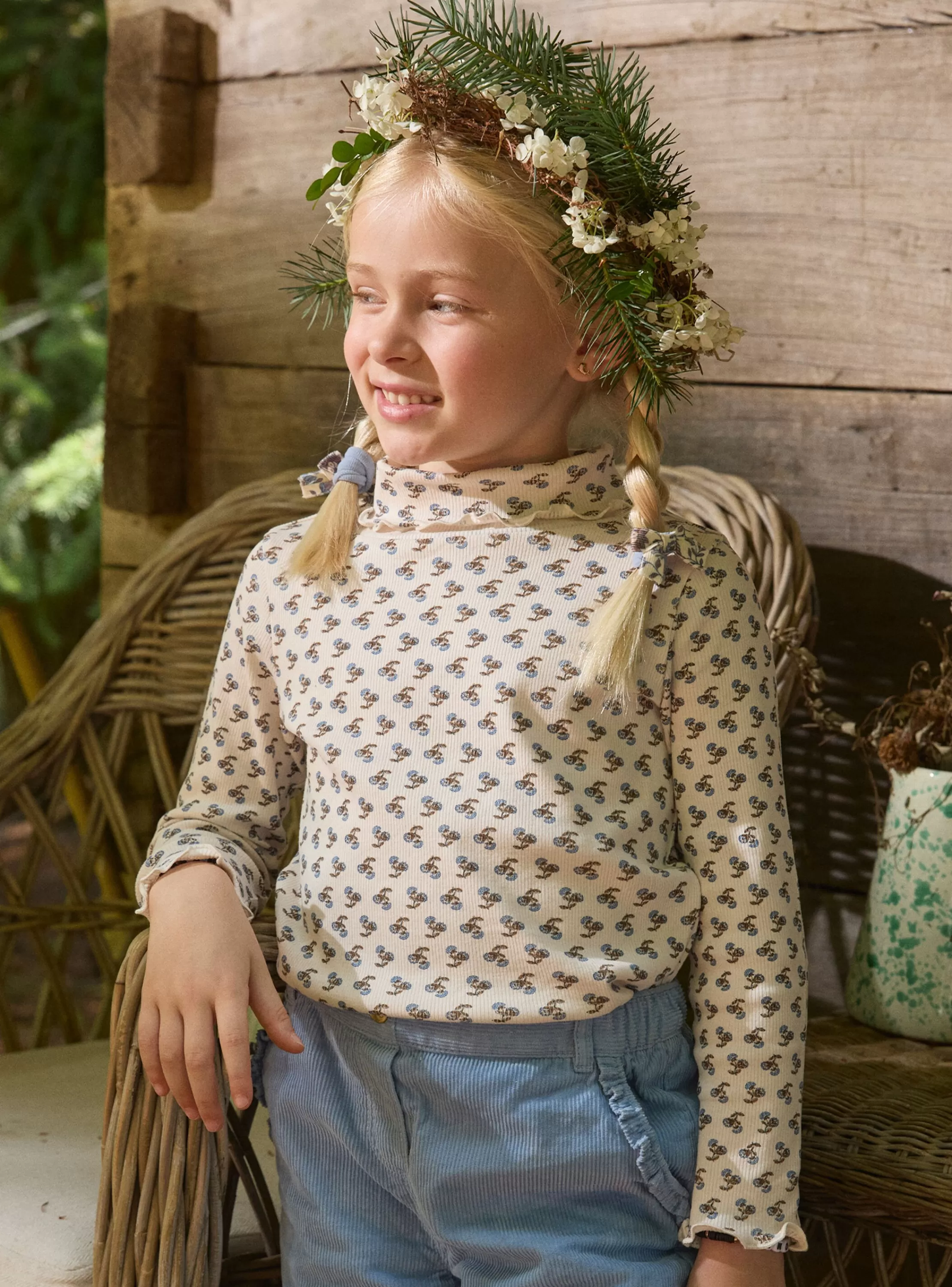 Cheap Sergent Major Sous-pull à fleurs