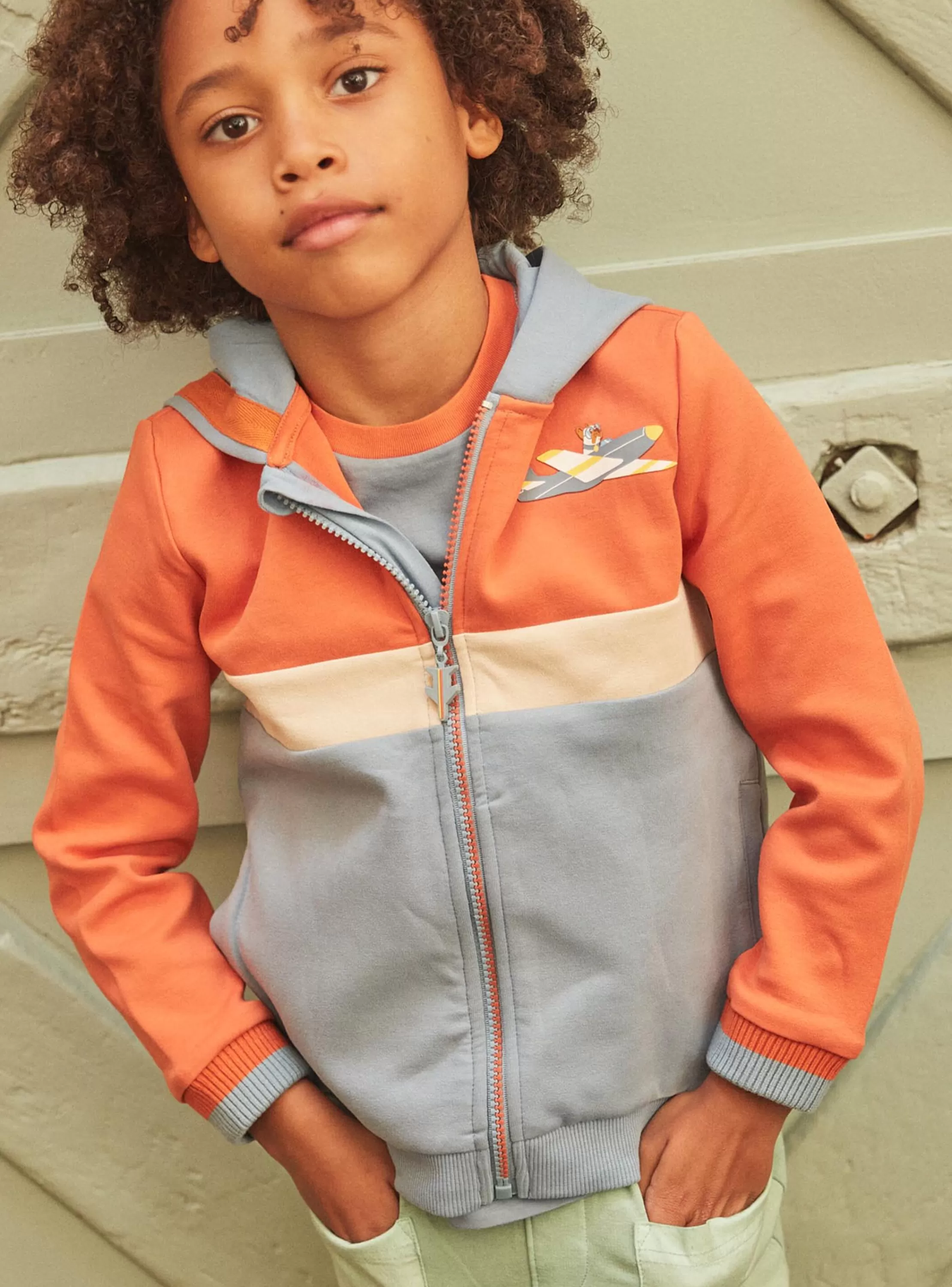 New Sergent Major Sweat à capuche bleu azur
