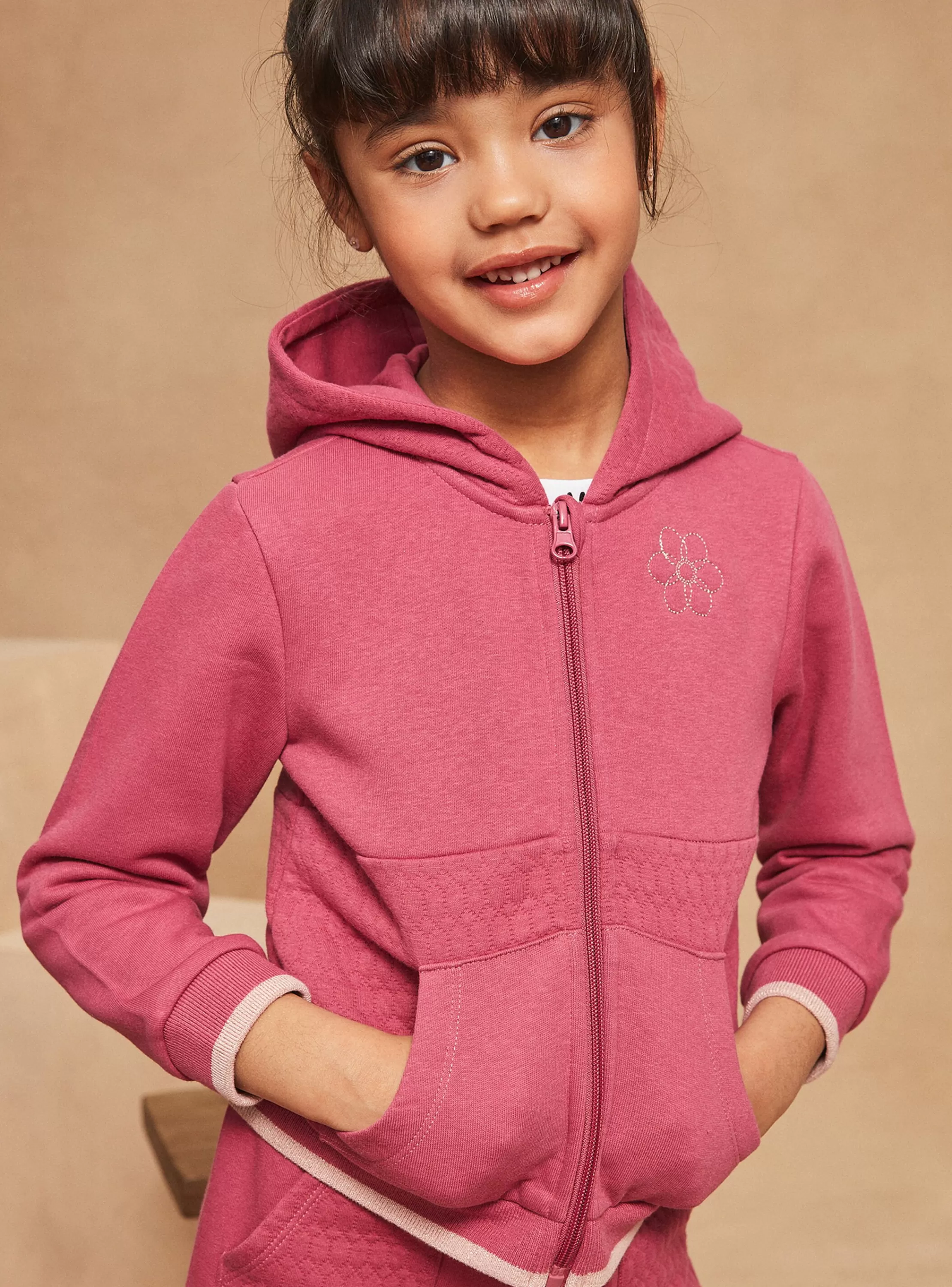 Cheap Sergent Major Sweat à capuche en molleton rose