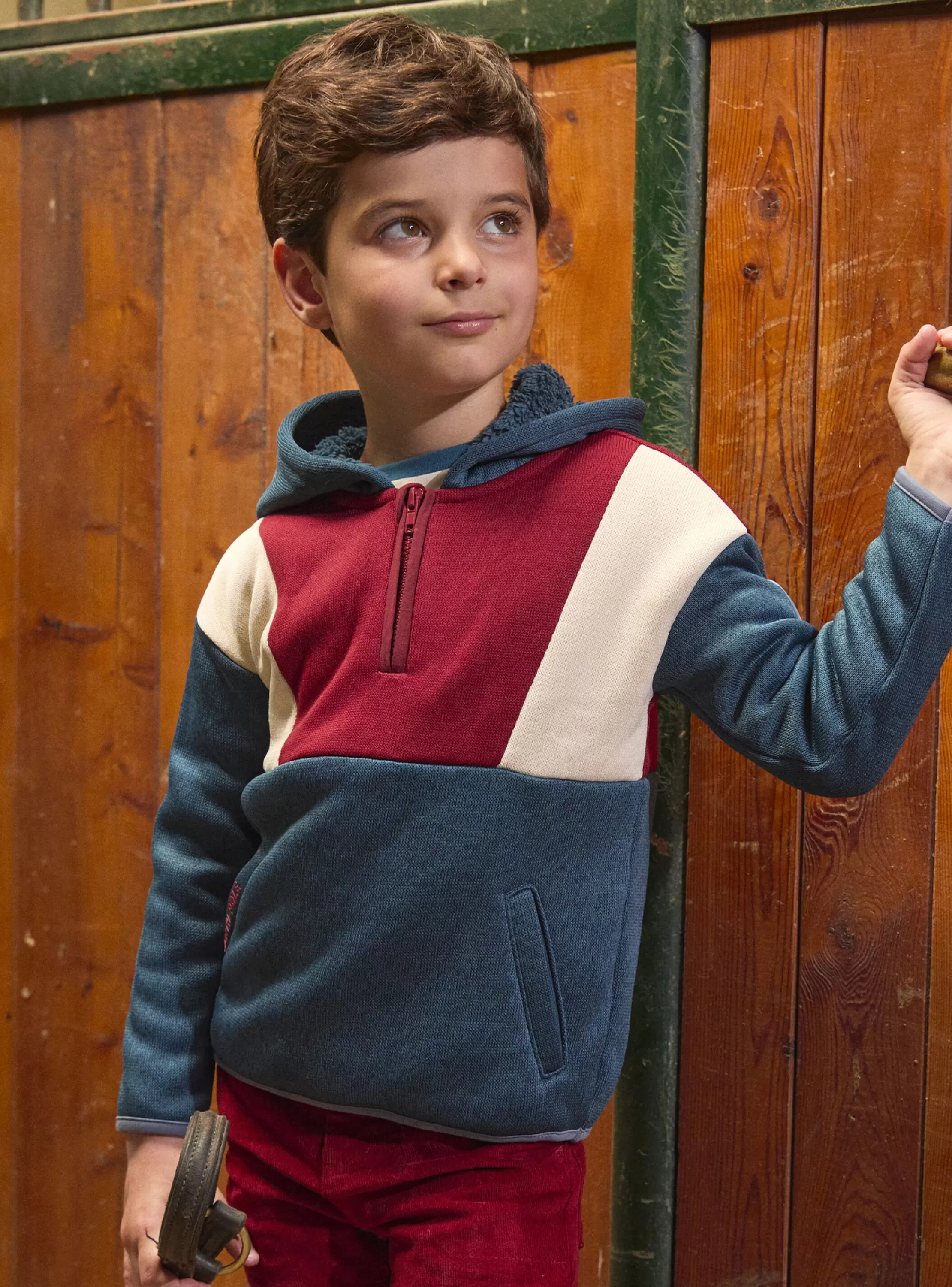 Sale Sergent Major Sweat à capuche Tricolore