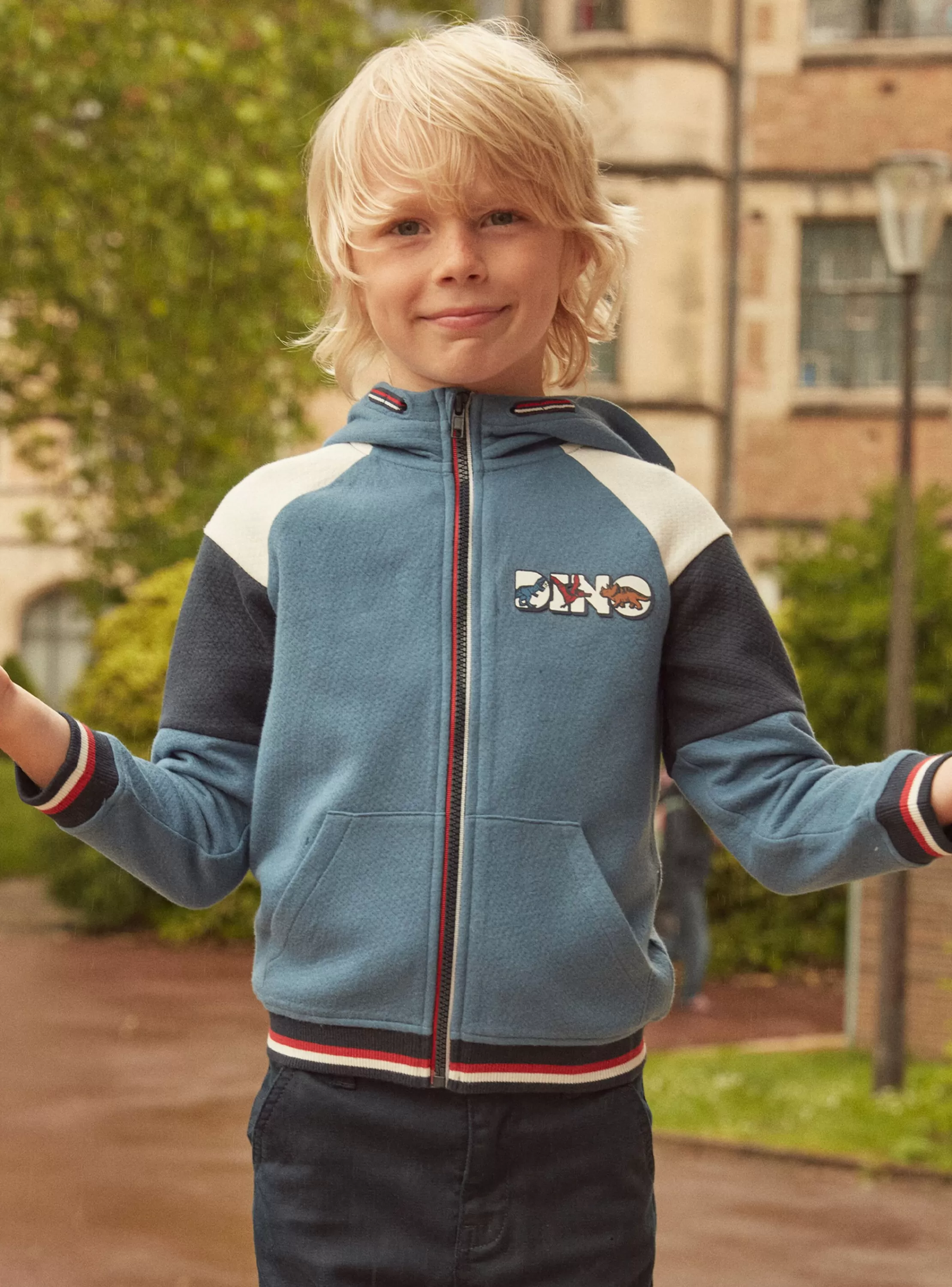 Hot Sergent Major Sweat à capuche zippé Dino