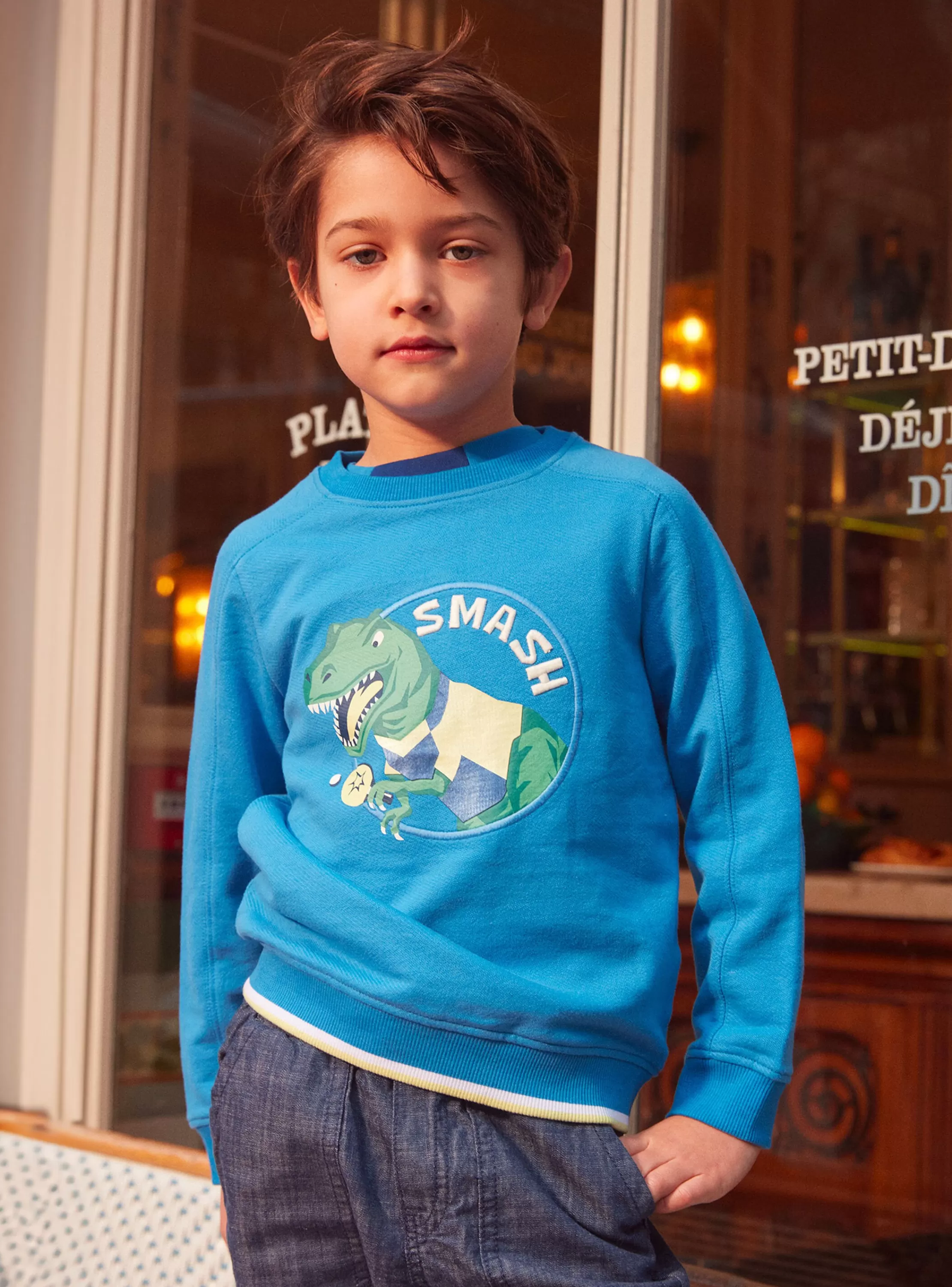 Discount Sergent Major Sweat Shirt Bleu