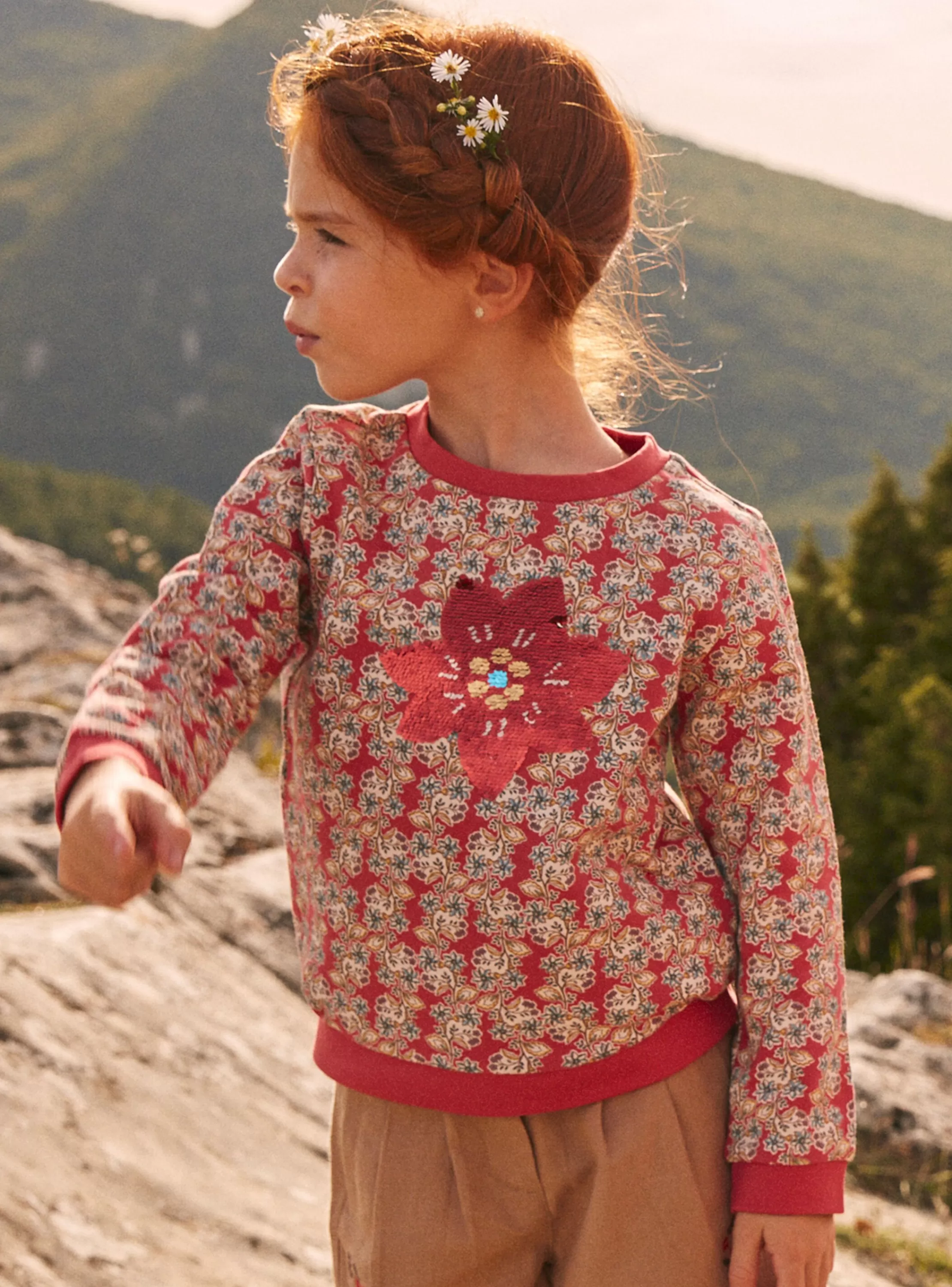 New Sergent Major Sweat Shirt Rouge