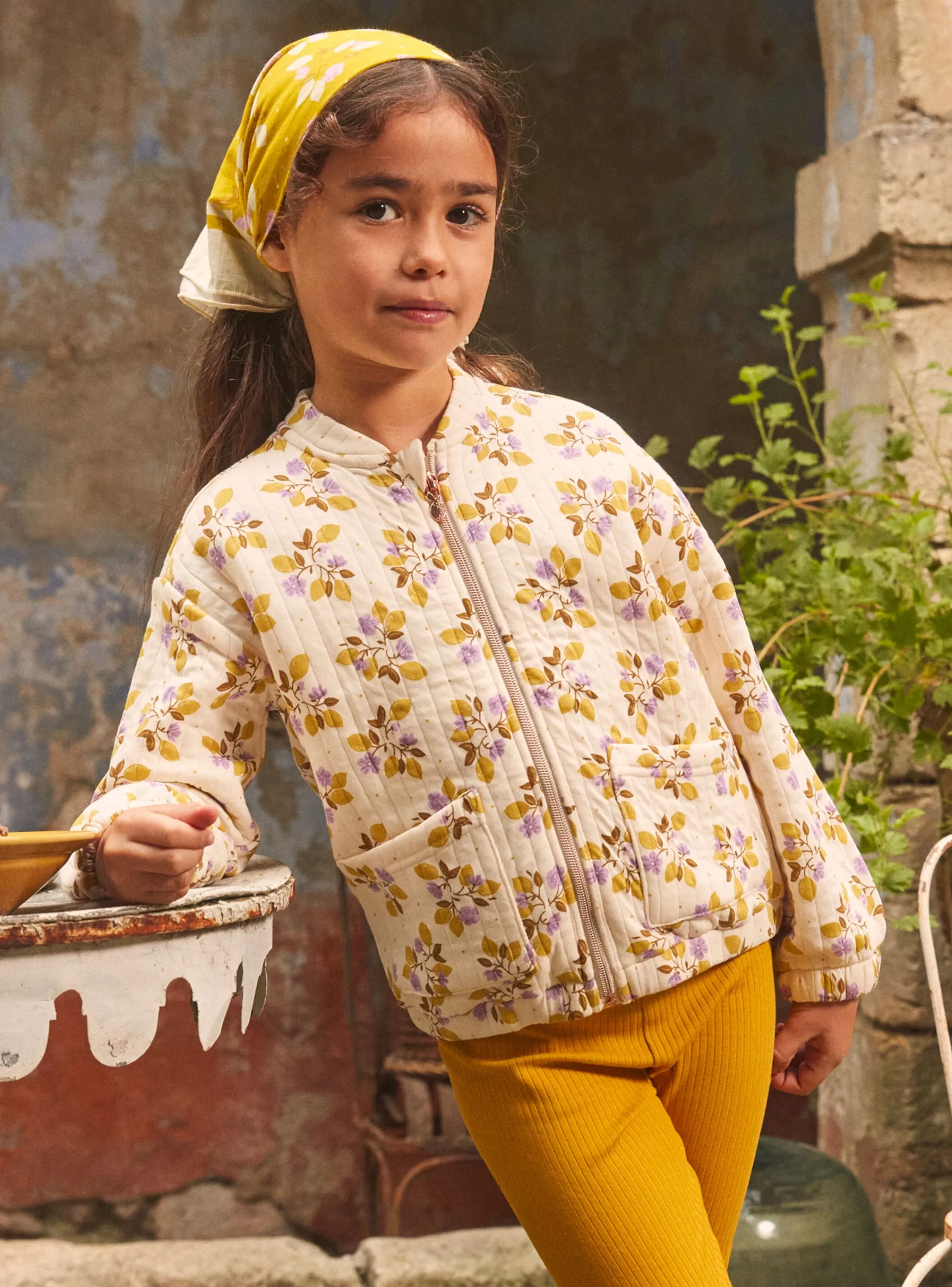 Online Sergent Major Teddy à fleurs en tubique