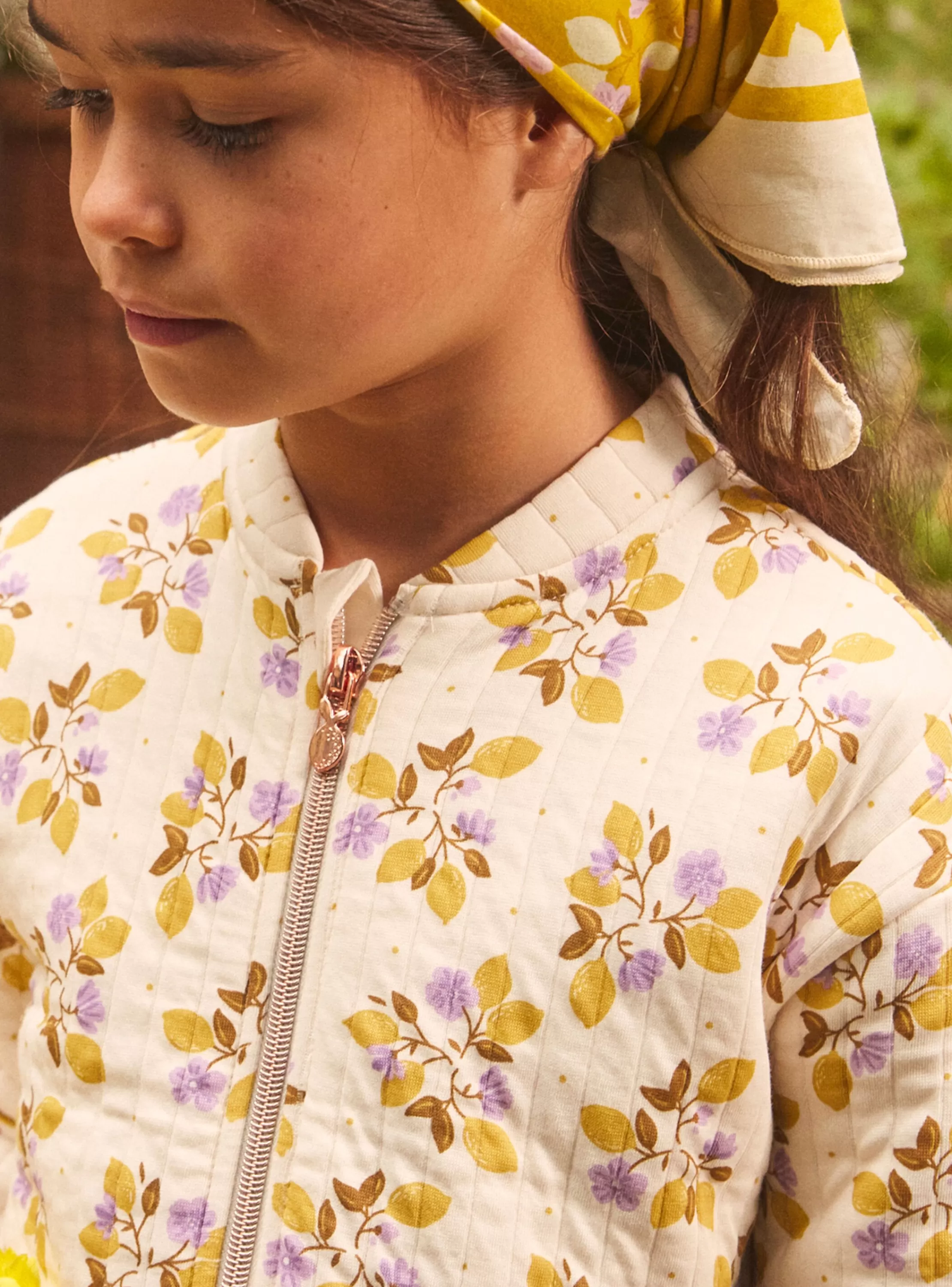 Online Sergent Major Teddy à fleurs en tubique