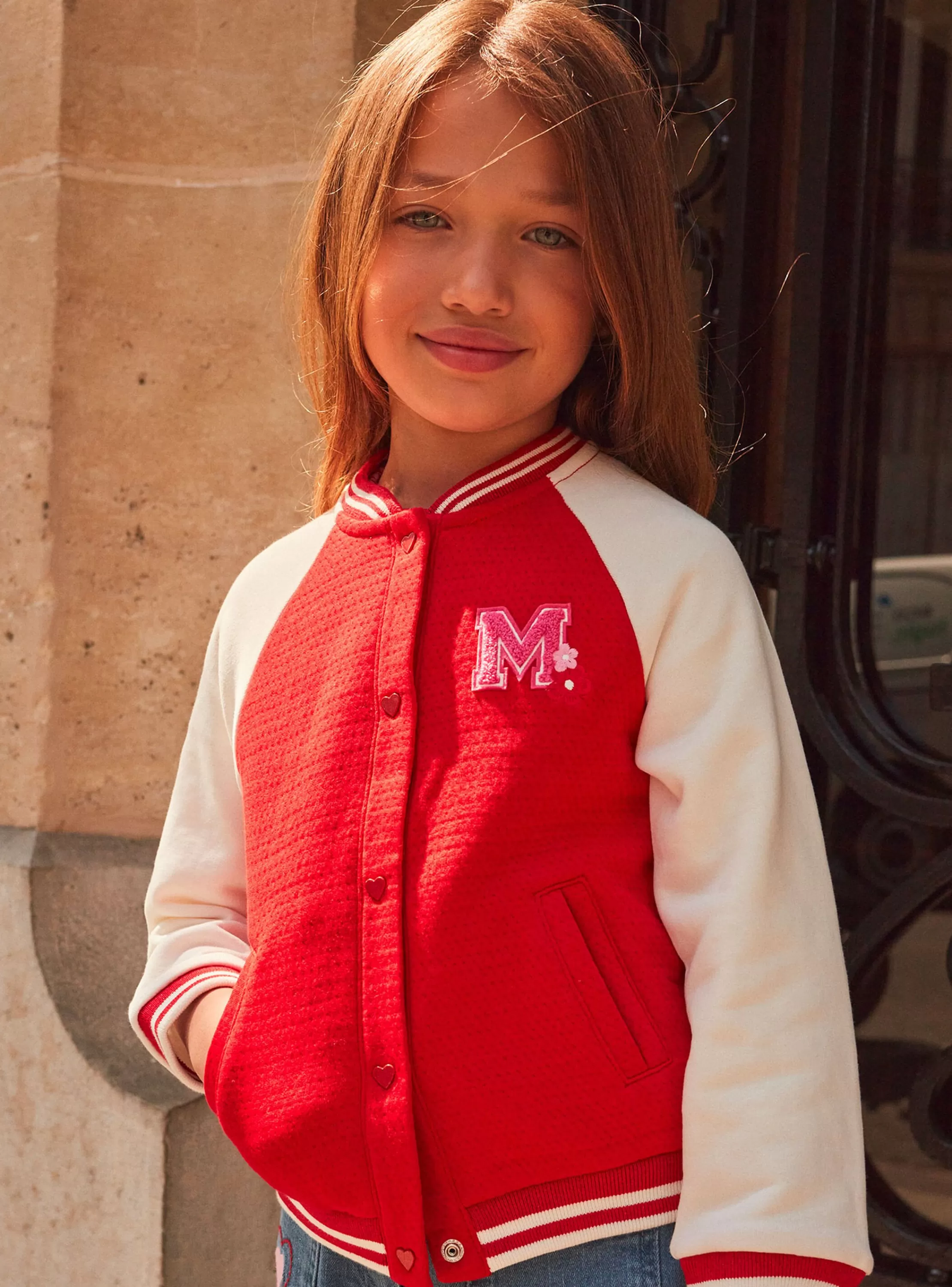 Cheap Sergent Major Teddy rouge et blanc en tubic