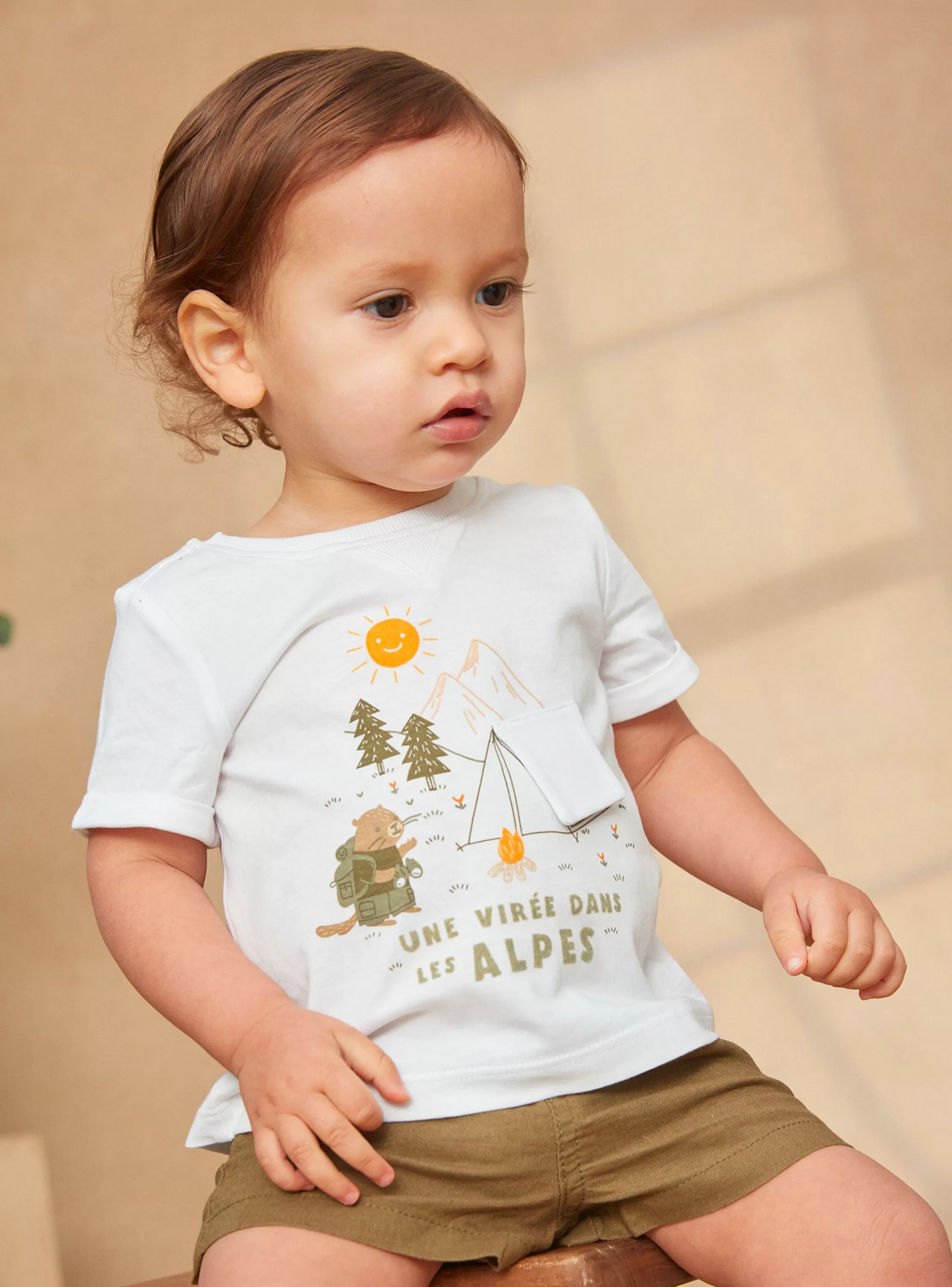 Discount Sergent Major Tee Shirt Ecru