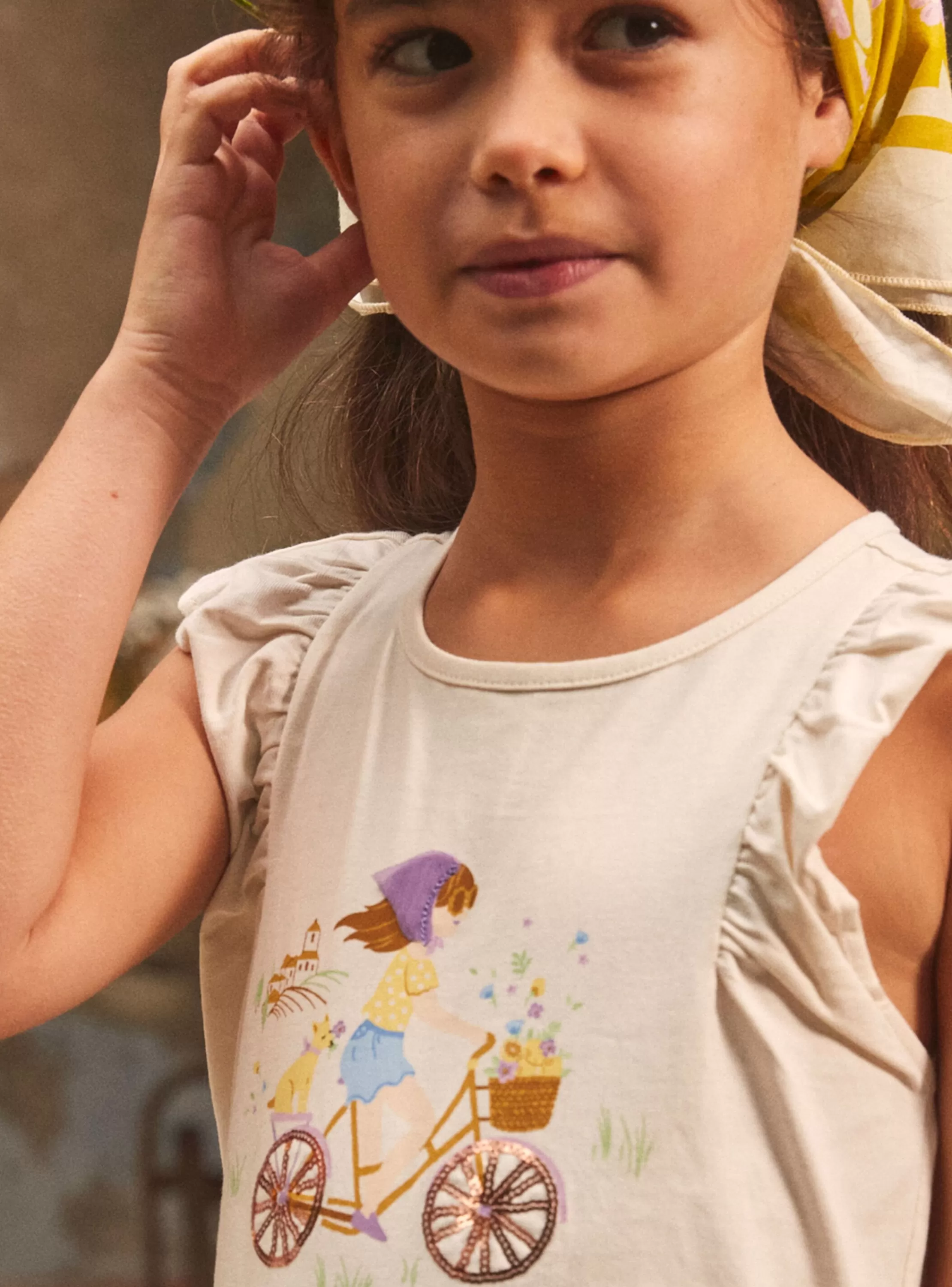 Online Sergent Major Tee Shirt Manches Courtes Beige
