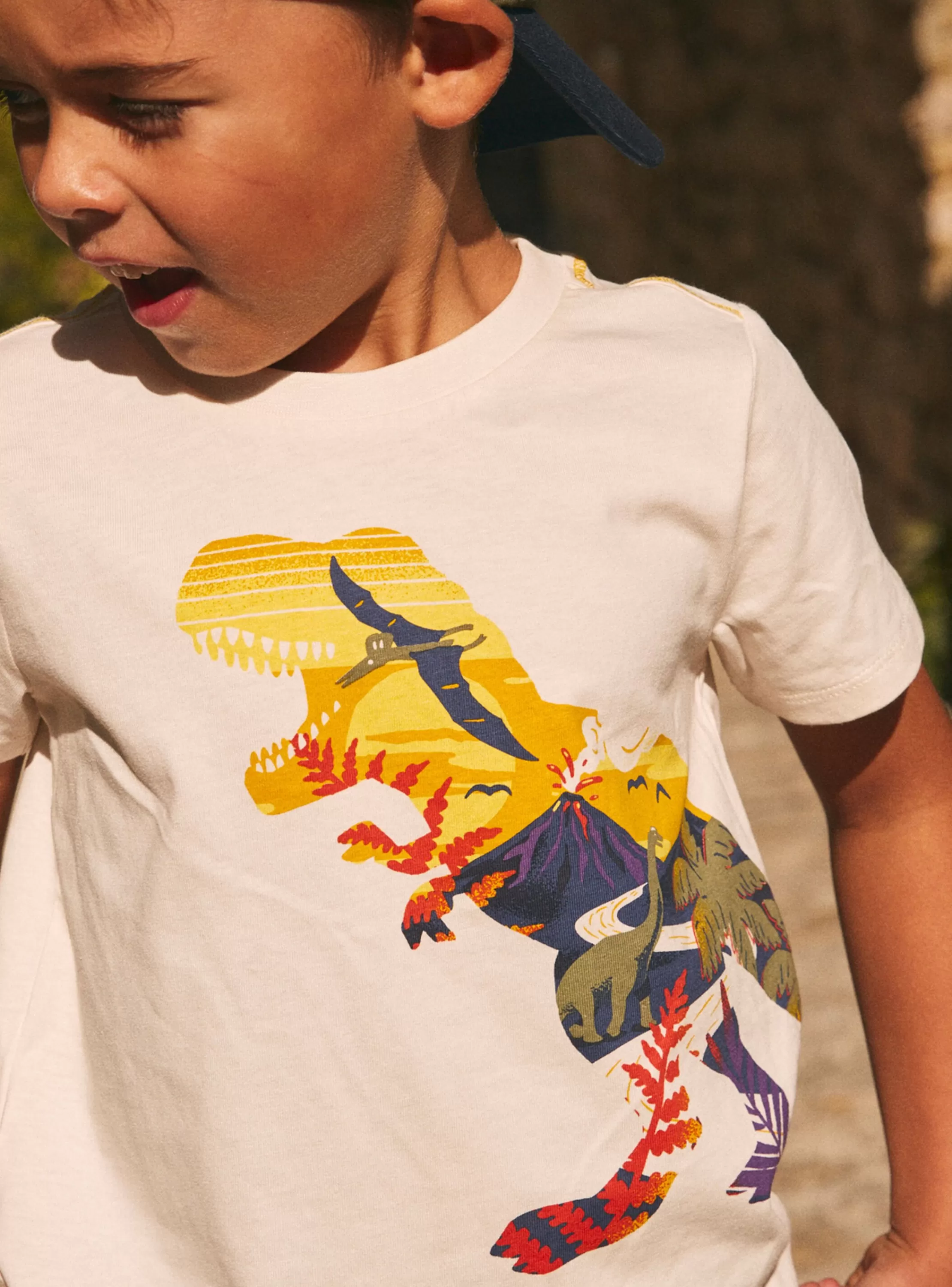 Store Sergent Major Tee Shirt Manches Courtes Blanc