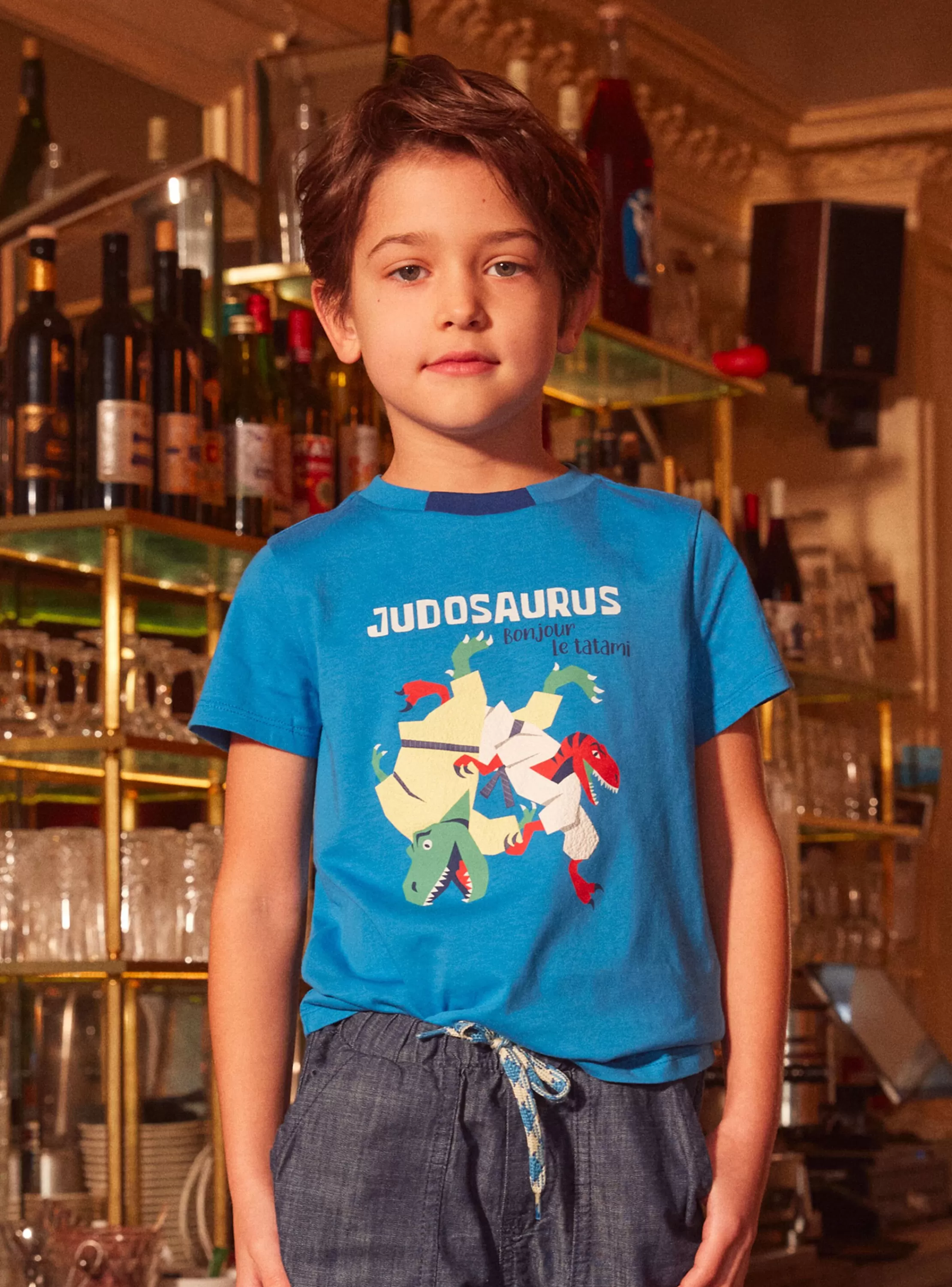 Outlet Sergent Major Tee Shirt Manches Courtes Bleu