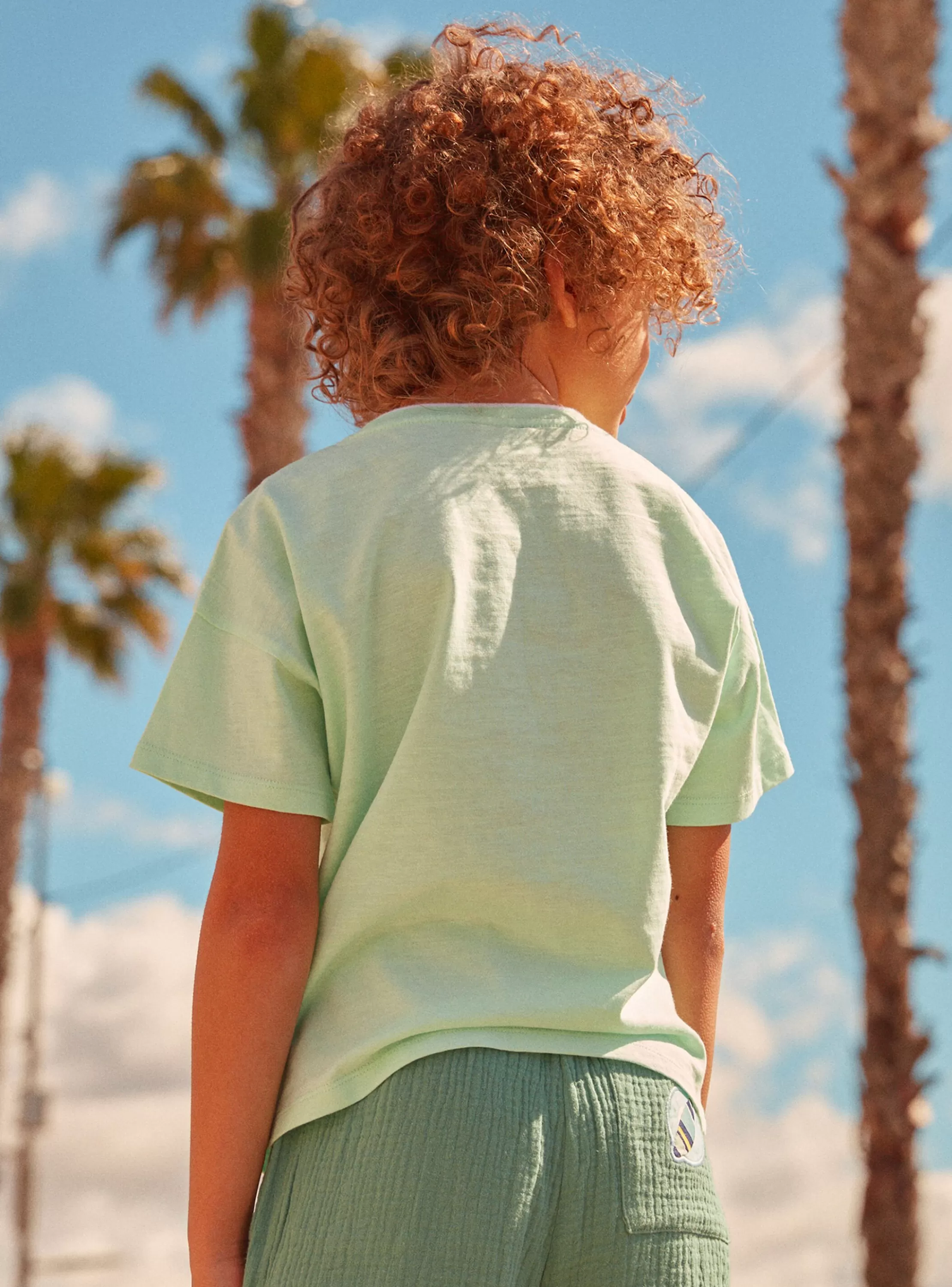 Shop Sergent Major Tee Shirt Manches Courtes Vert