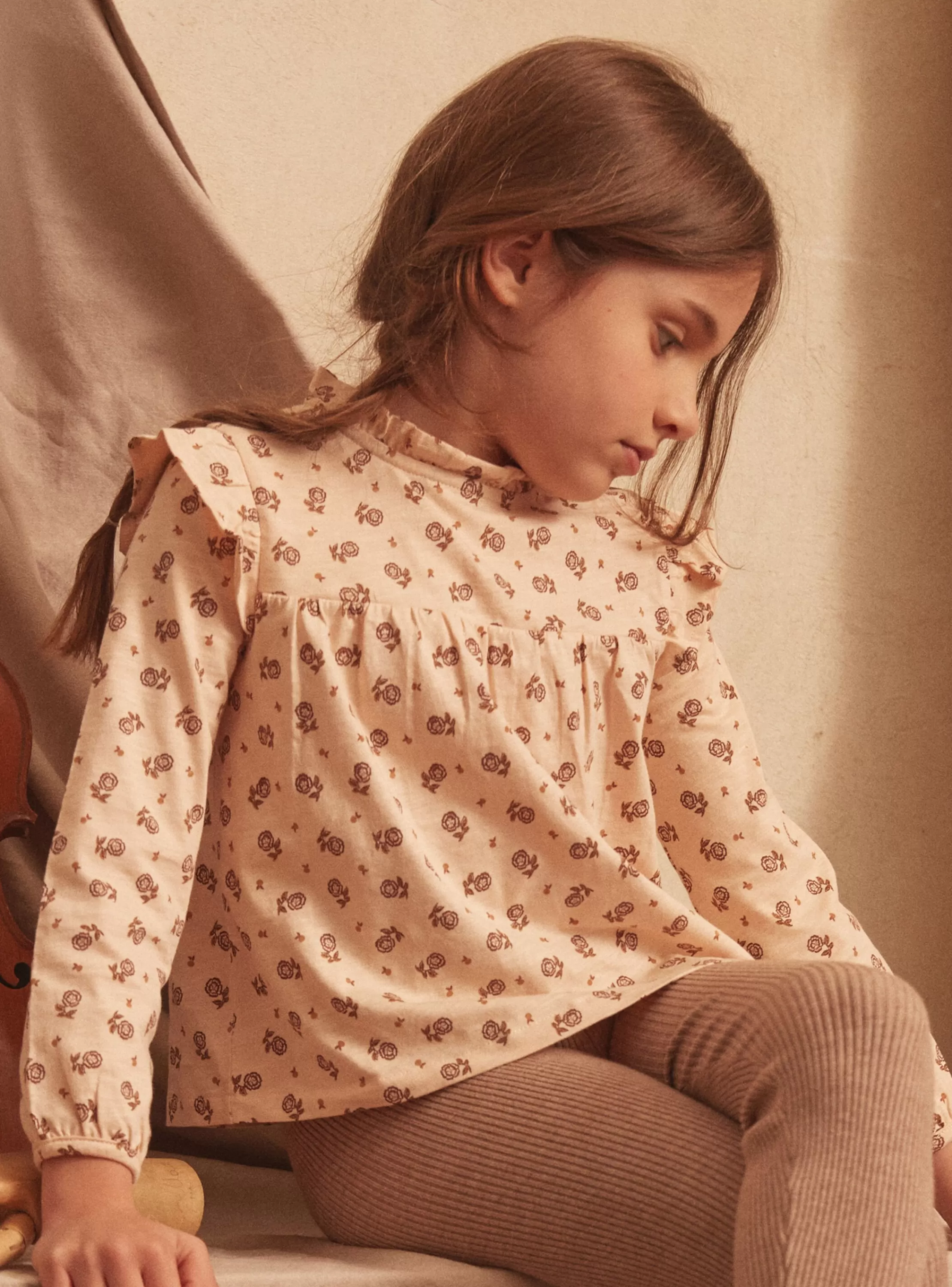 Shop Sergent Major Tee Shirt Manches Longues Rose