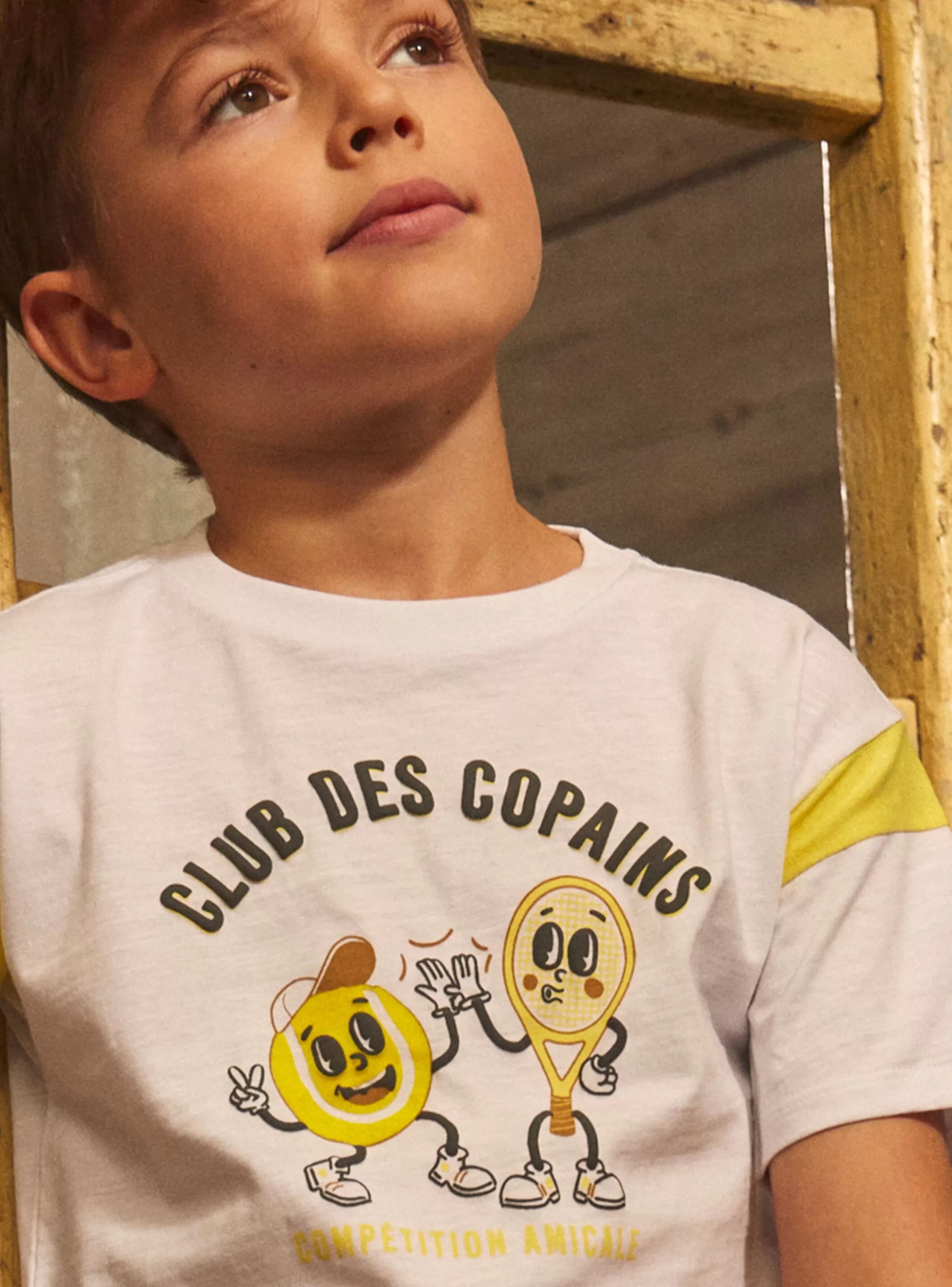 Discount Sergent Major T-shirt écru Meilleurs amis