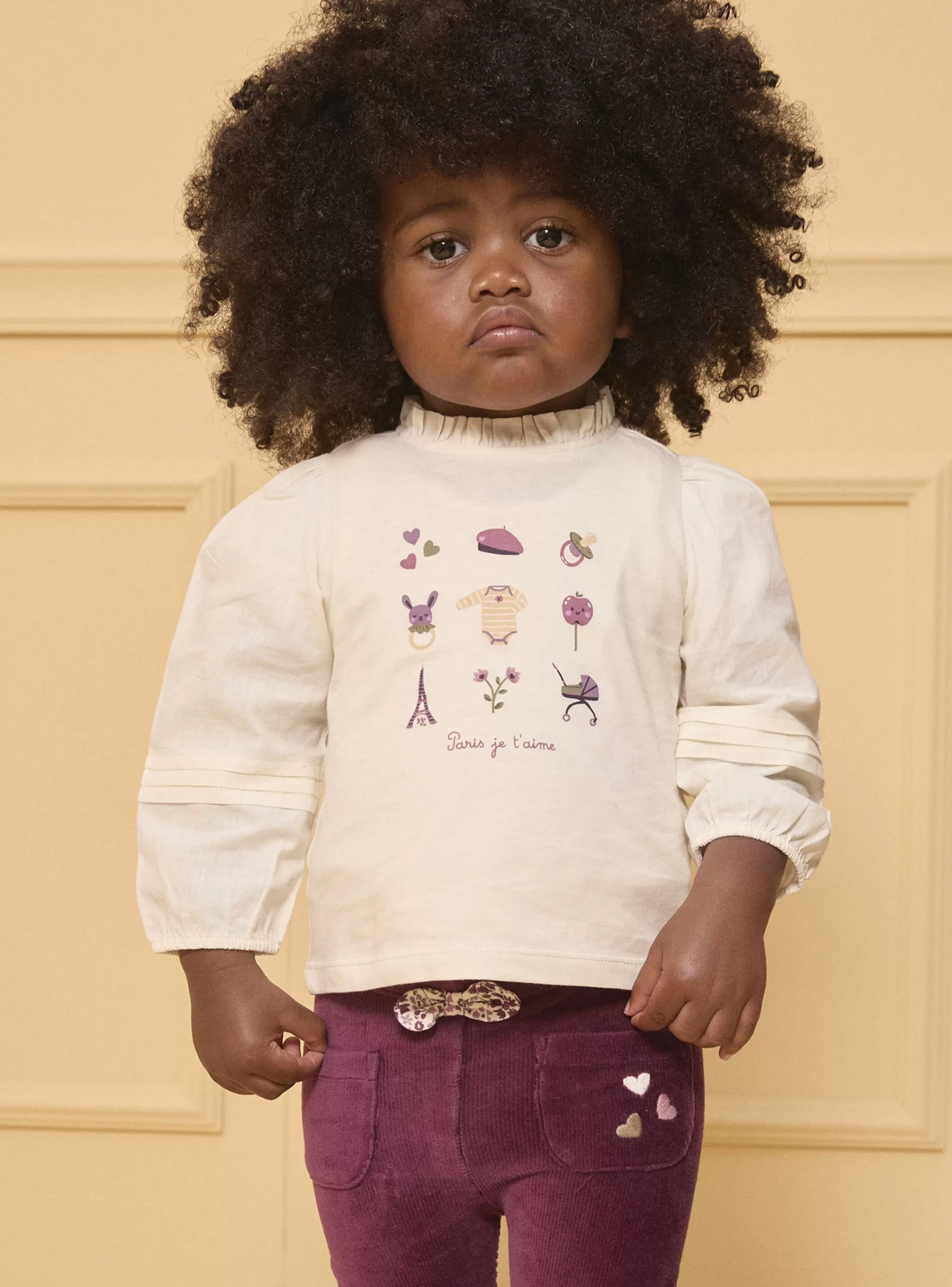 Best Sergent Major Tshirt manches longues avec manches bouffantes
