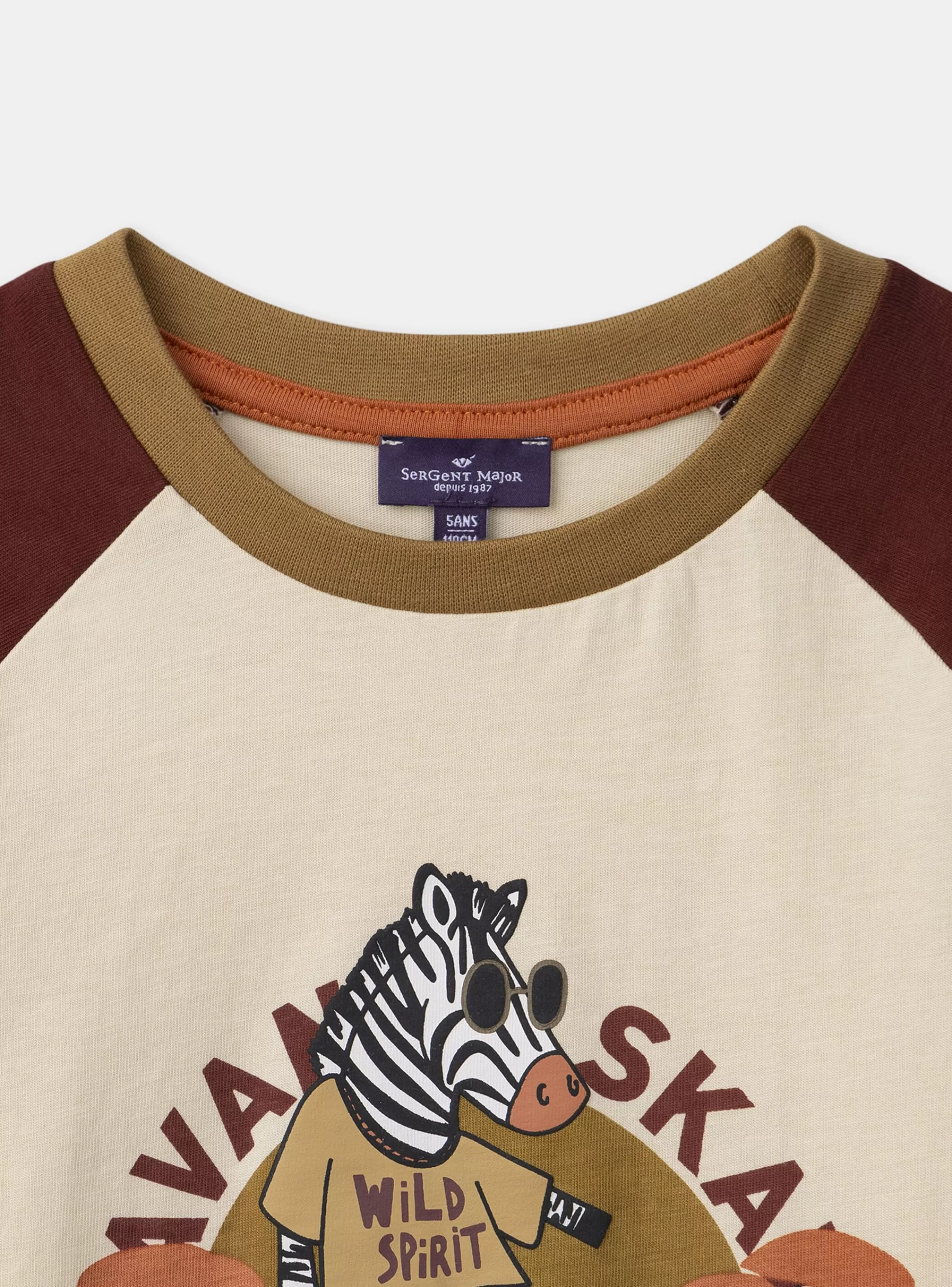 New Sergent Major T-shirt Zèbre