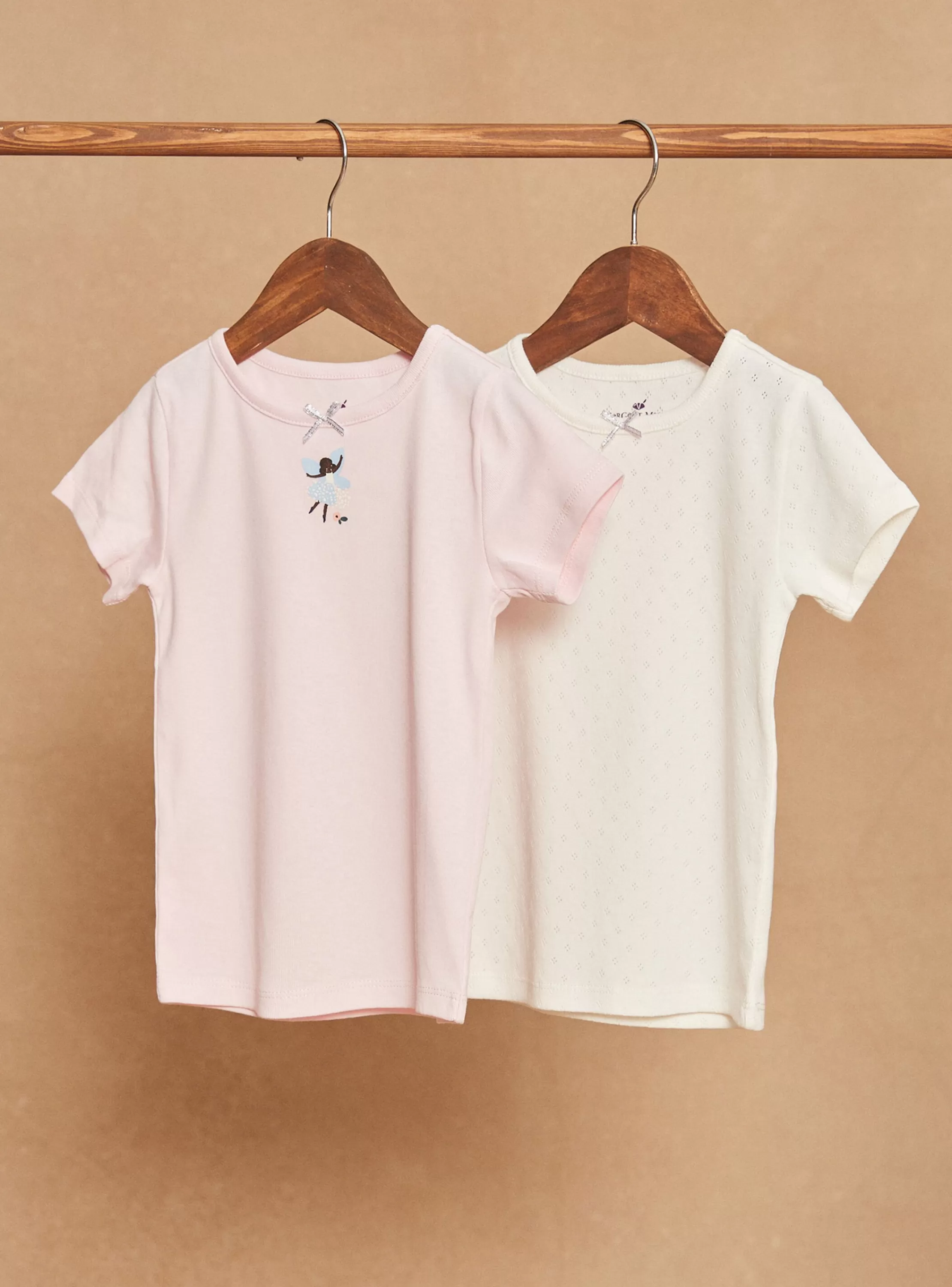 Fashion Sergent Major 2 T-shirts écrus à motif danseuse