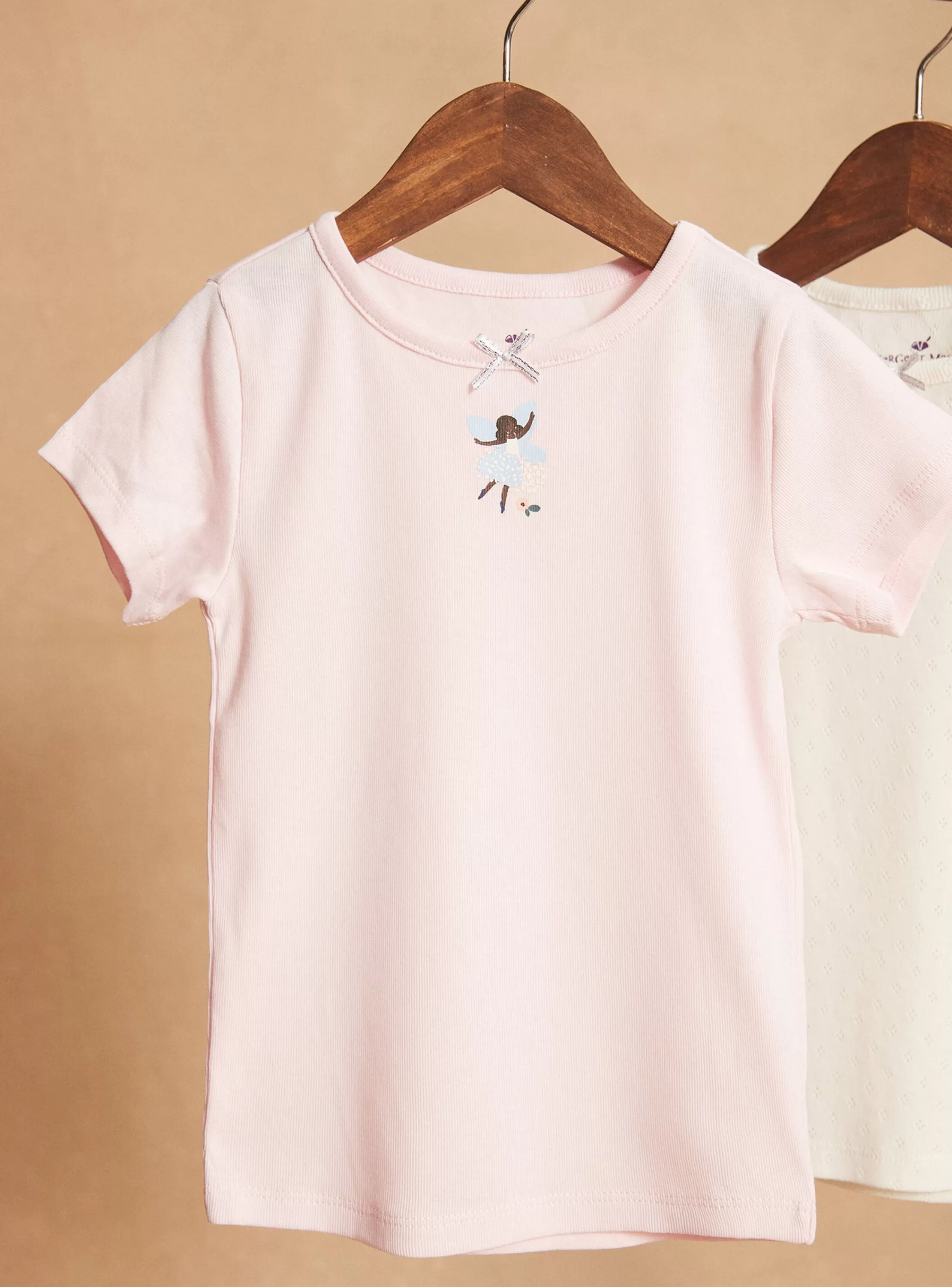 Fashion Sergent Major 2 T-shirts écrus à motif danseuse