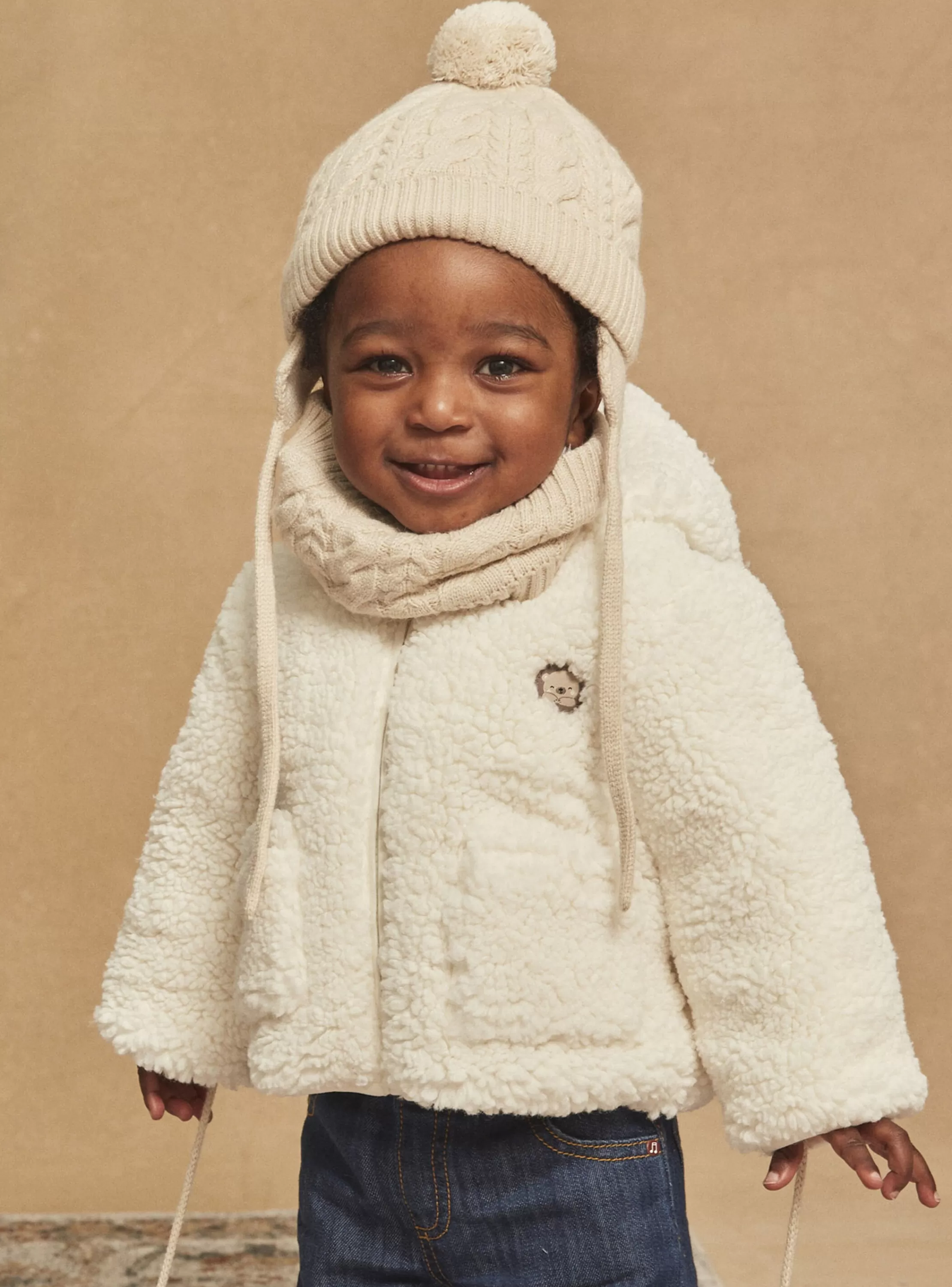 Cheap Sergent Major Veste à capuche blanc crème