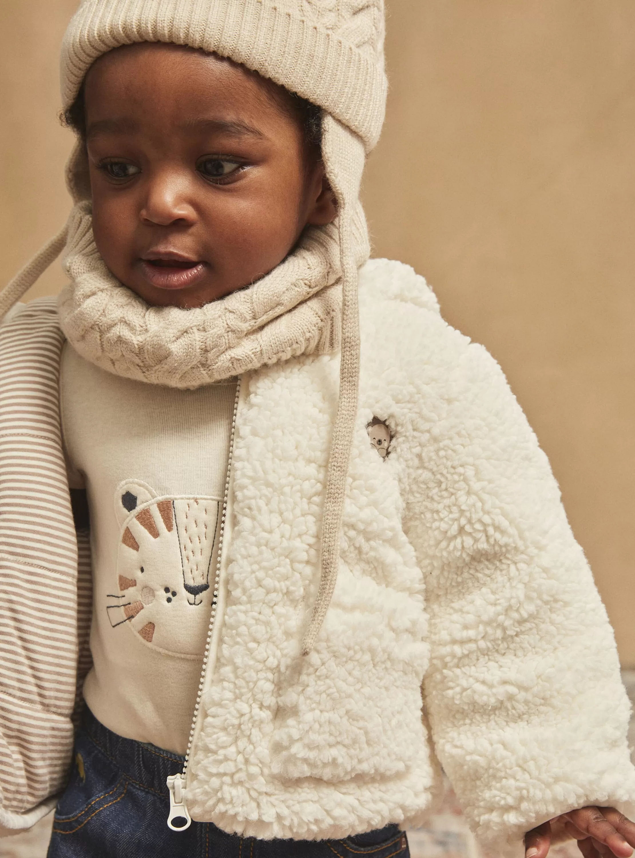 Cheap Sergent Major Veste à capuche blanc crème