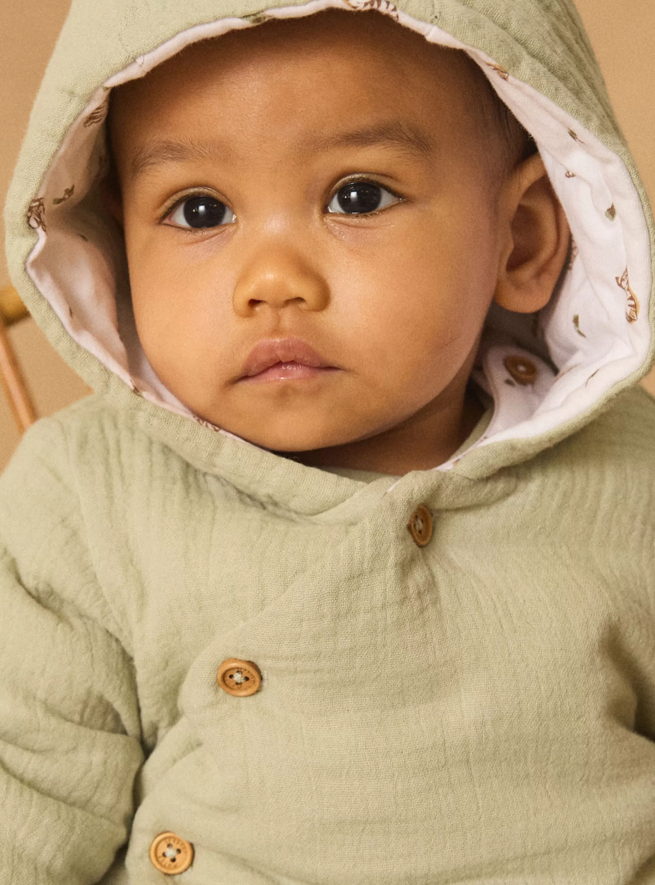 Cheap Sergent Major Veste à capuche en gaze de coton et jersey